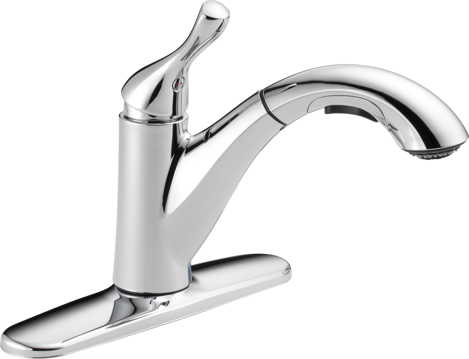 Single Handle Pull-out Kitchen Faucet (Recertified) in Chrome  