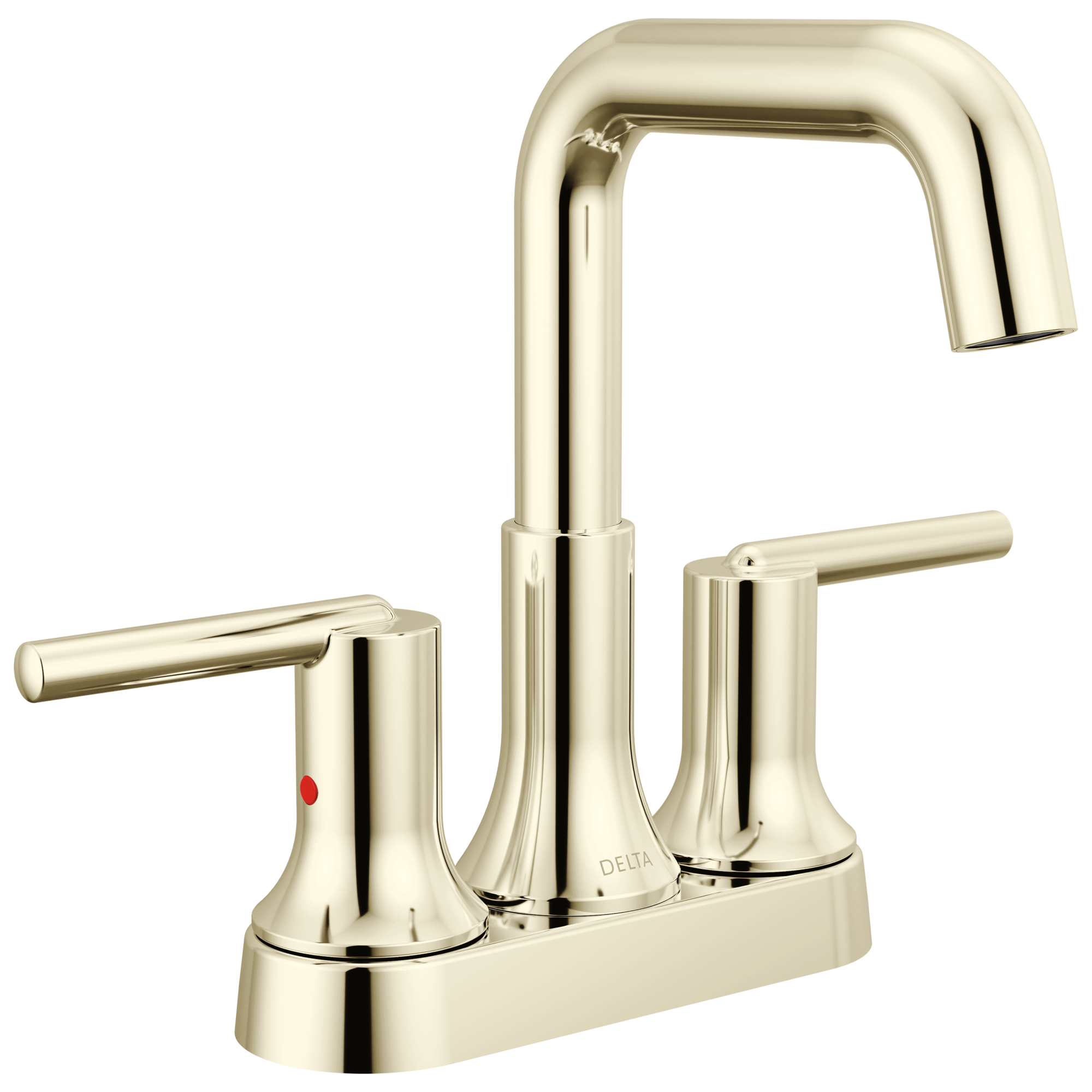 Delta Faucet Trinsic Centerset Bathroom Faucet - Polished Nickel