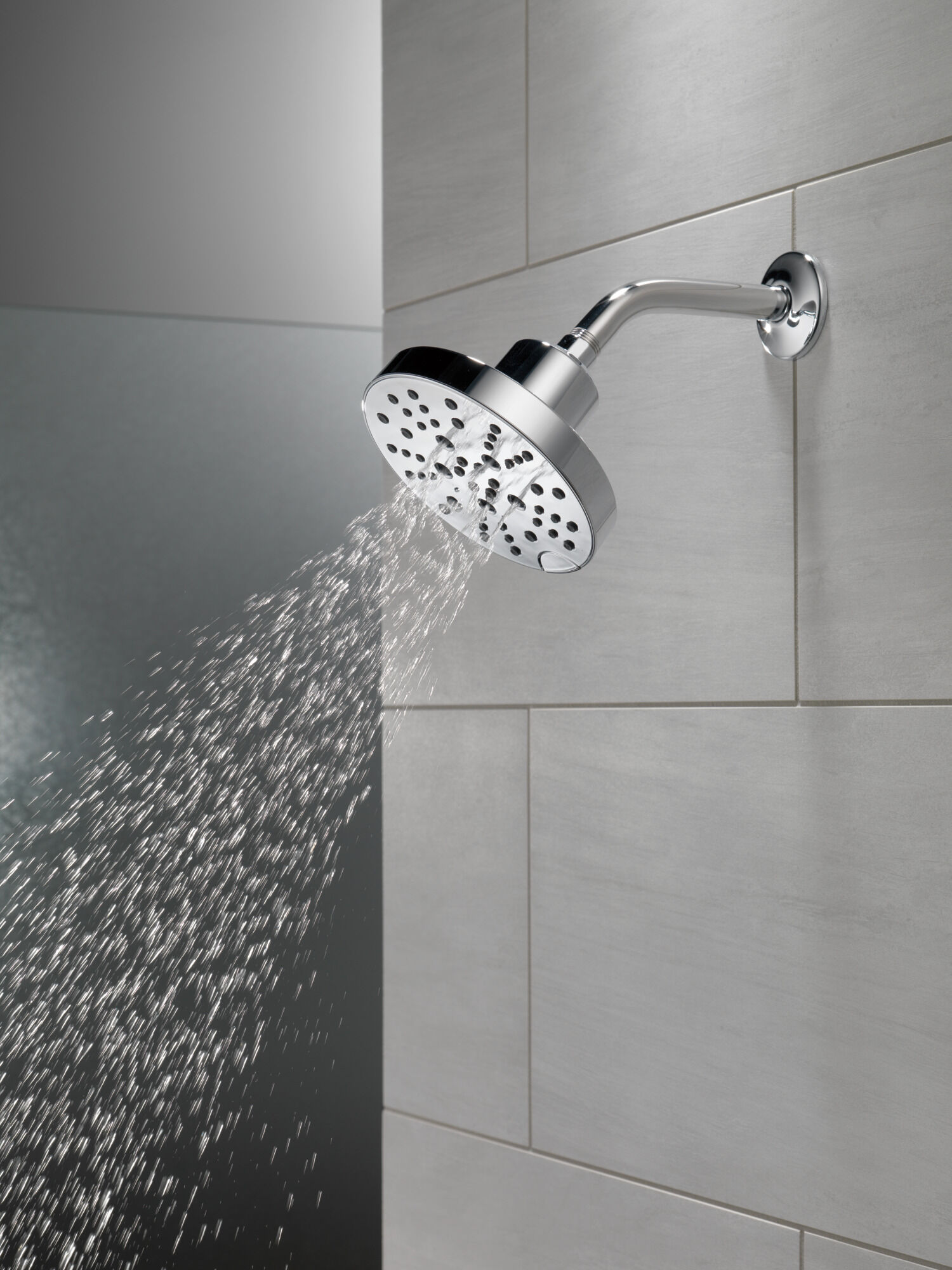 H2Okinetic® 5-Setting Contemporary Raincan Shower Head