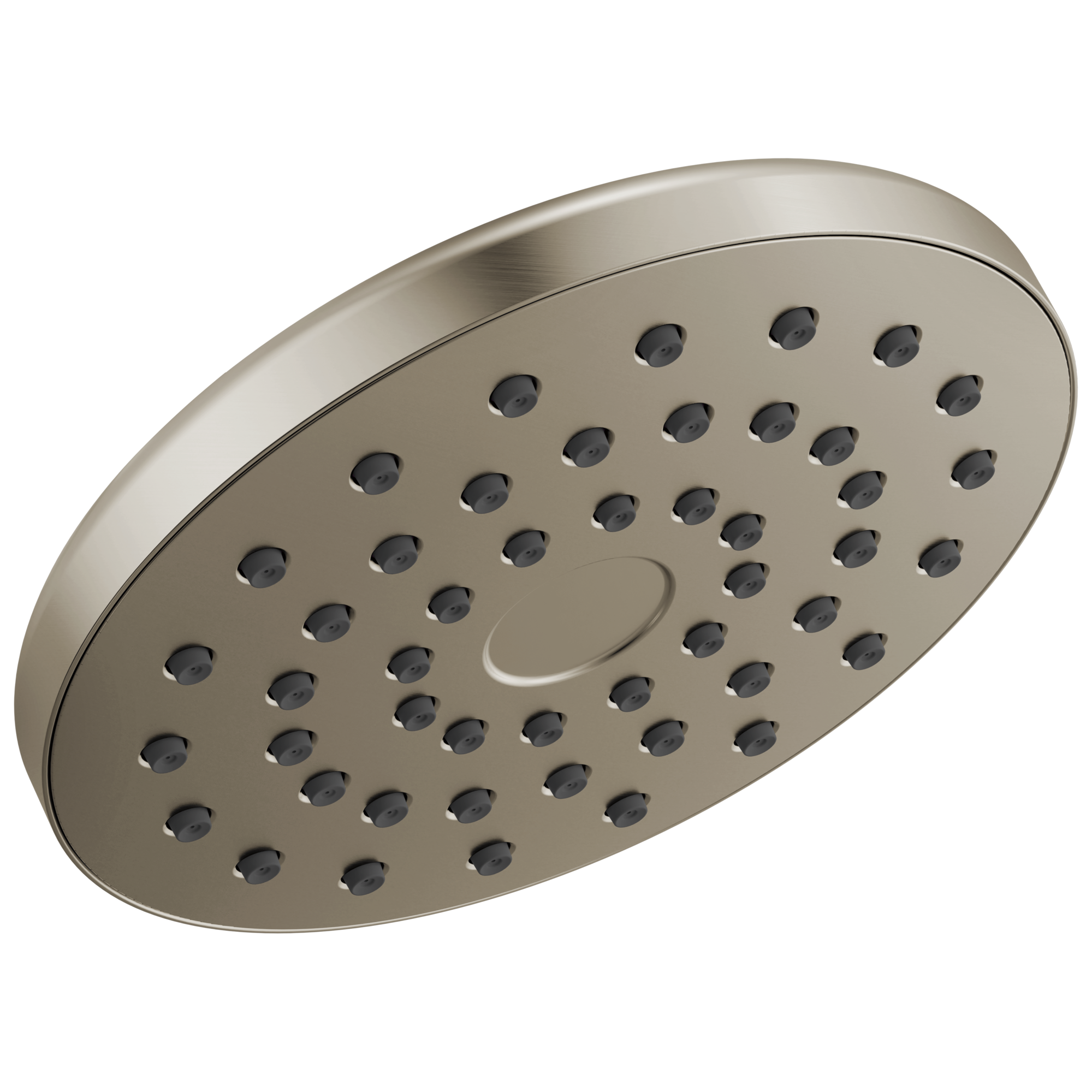 Delta Faucet Universal Showering Components: PivotPro Raincan Shower Head - Lumicoat Stainless