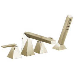 Two-Handle Roman Tub Trim with Hand Shower