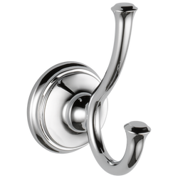 Delta Windemere Polished Chrome Double-Hook Wall Mount Towel Hook in the Towel  Hooks department at