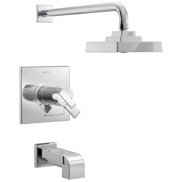 TempAssure® 17T Series H2Okinetic® Tub & Shower Trim in Chrome