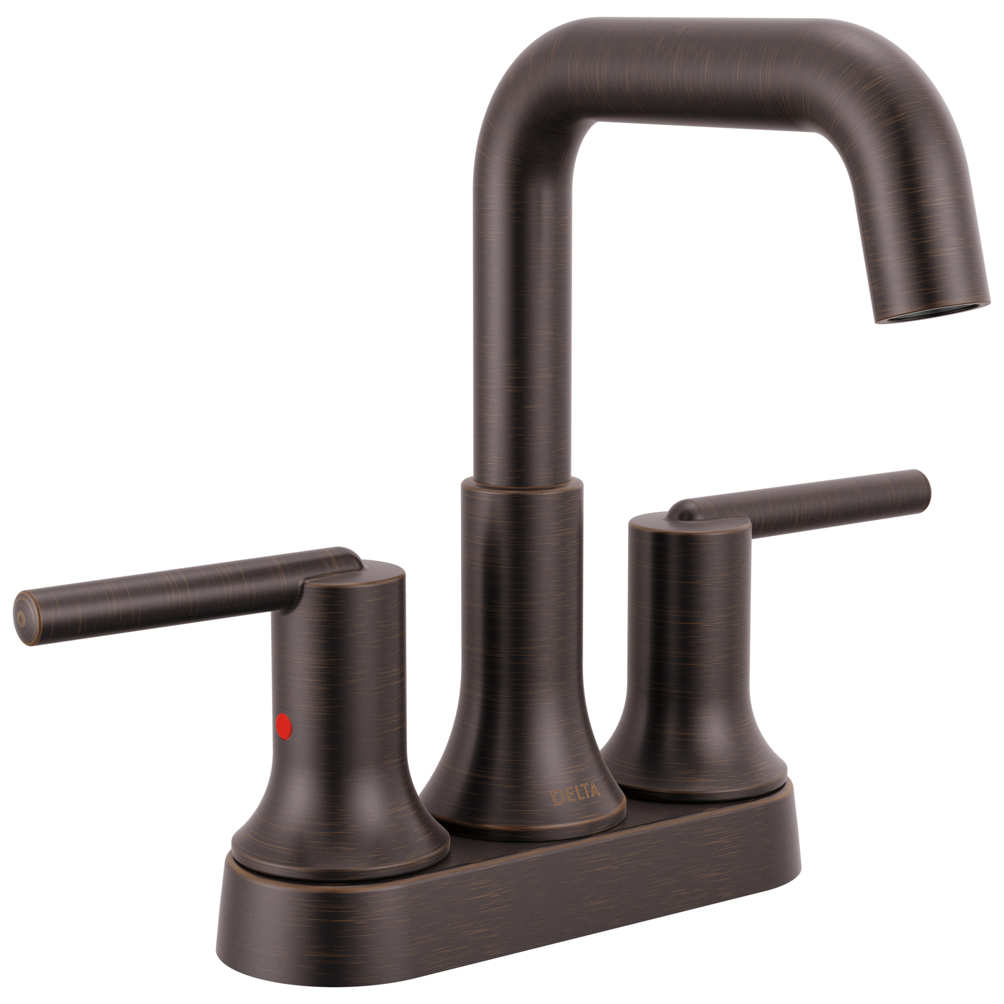 Delta Faucet Trinsic Centerset Bathroom Faucet - Venetian Bronze
