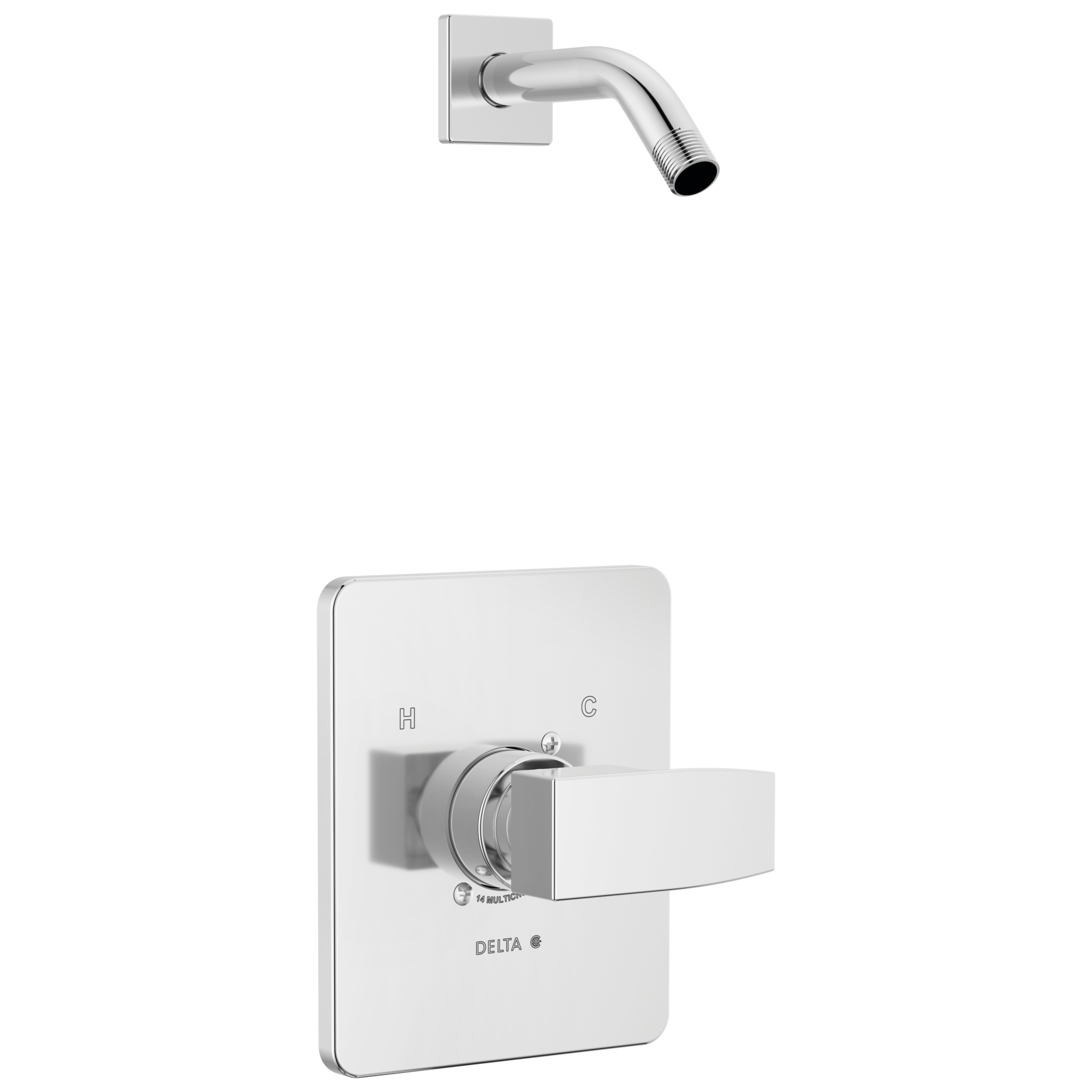 Delta Faucet ModernE Monitor 14 Series Shower Trim - Less Head - Chrome