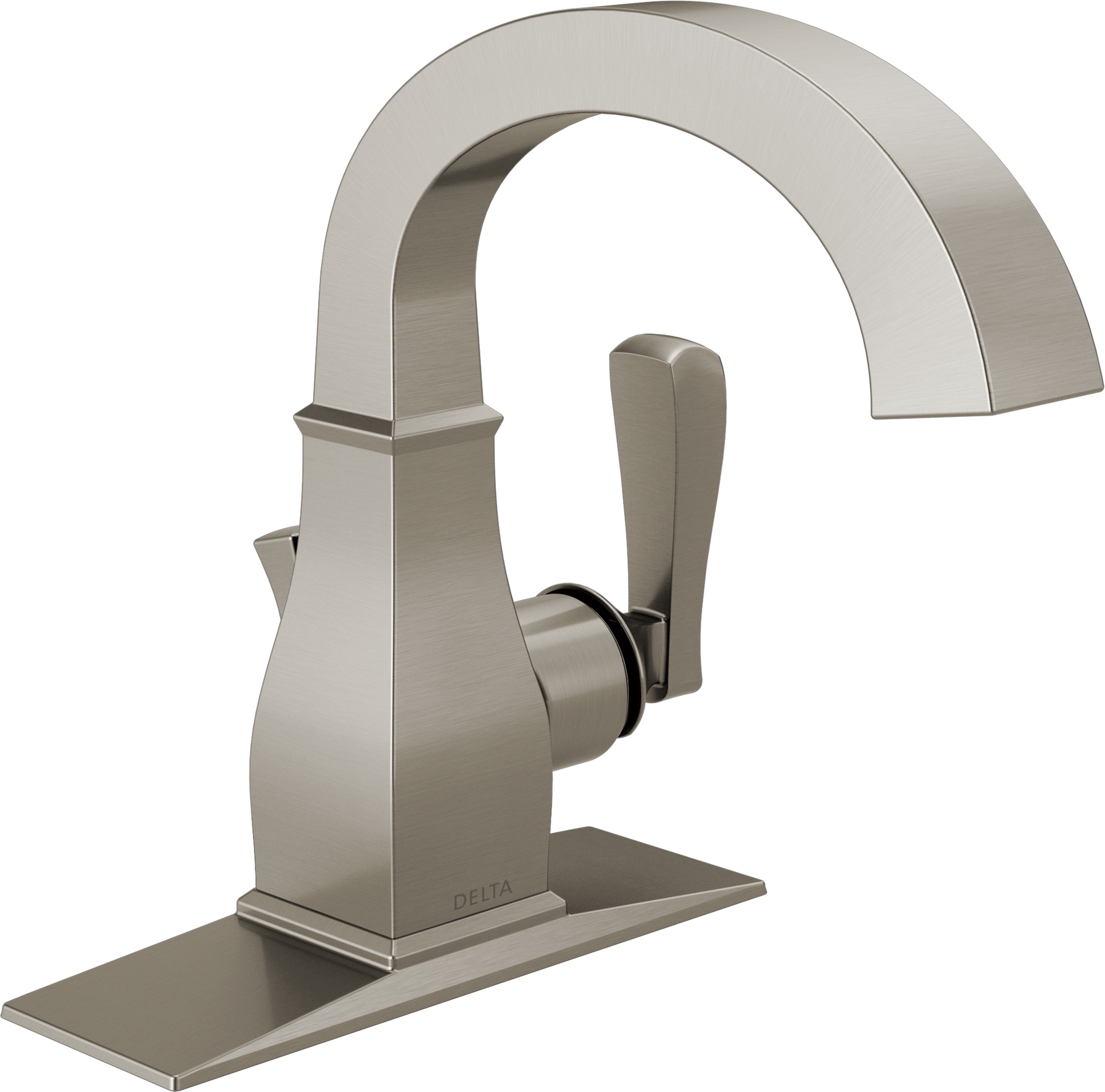 Single Handle Bathroom Faucet in Spotshield Brushed Nickel 15718LF