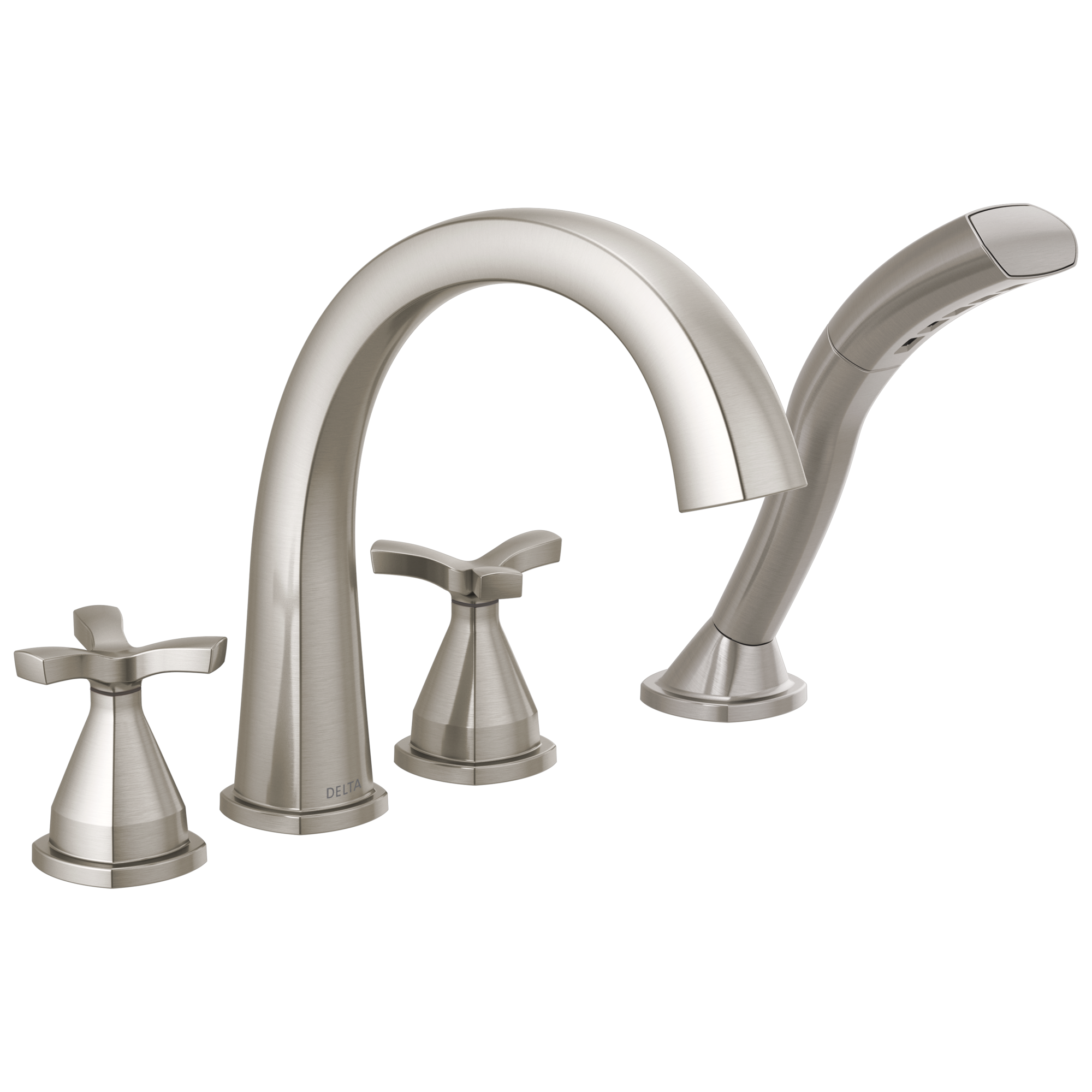 Delta Faucet Stryke Roman Tub Trim With Hand Shower - Lumicoat - Stainless