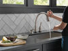 Single Handle Pull-Down Kitchen Faucet with Touch2O&reg; Technology and Soap Dispenser