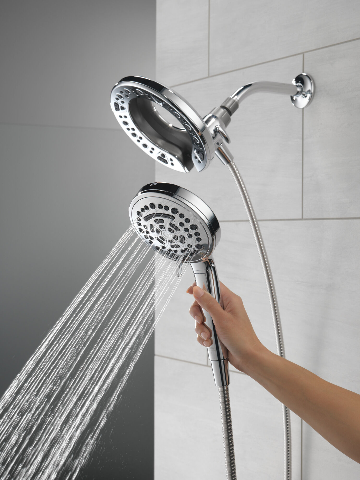 7- Setting In2ition® Two-in-One Shower in Chrome 75788 | Delta Faucet