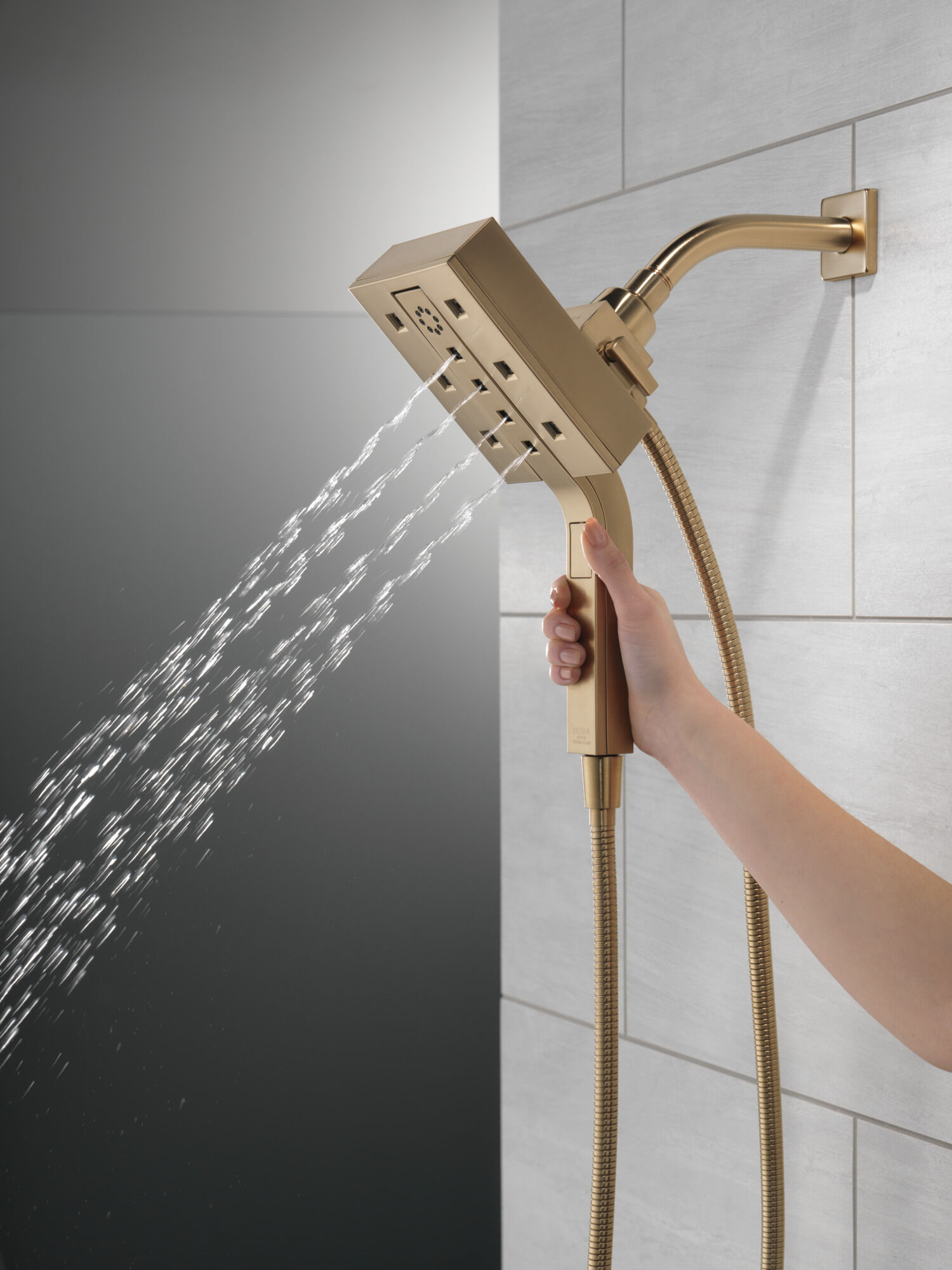 H2Okinetic® In2ition® 4-Setting Two-in-One Shower (Recertified) in