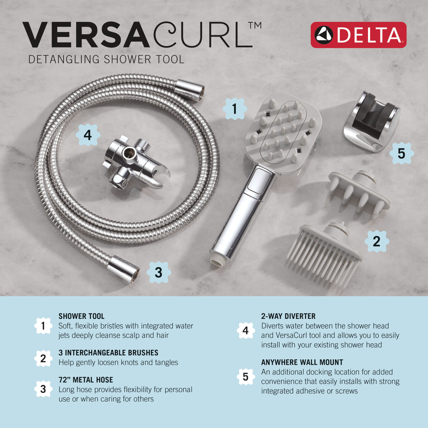Detangling Shower Tool, image 15