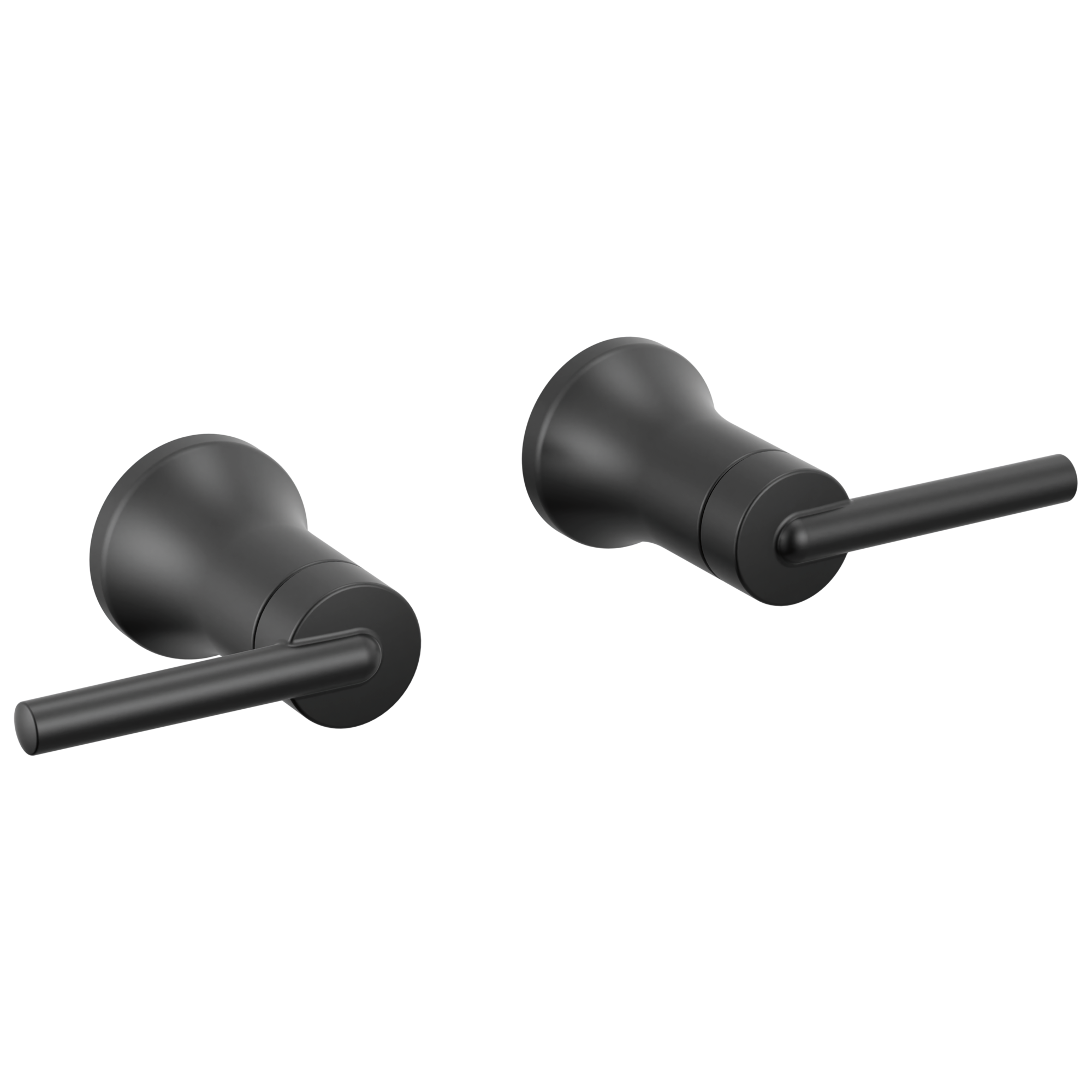 Delta Faucet Trinsic Lever Handle -Wall Mount Lav - Matte Black