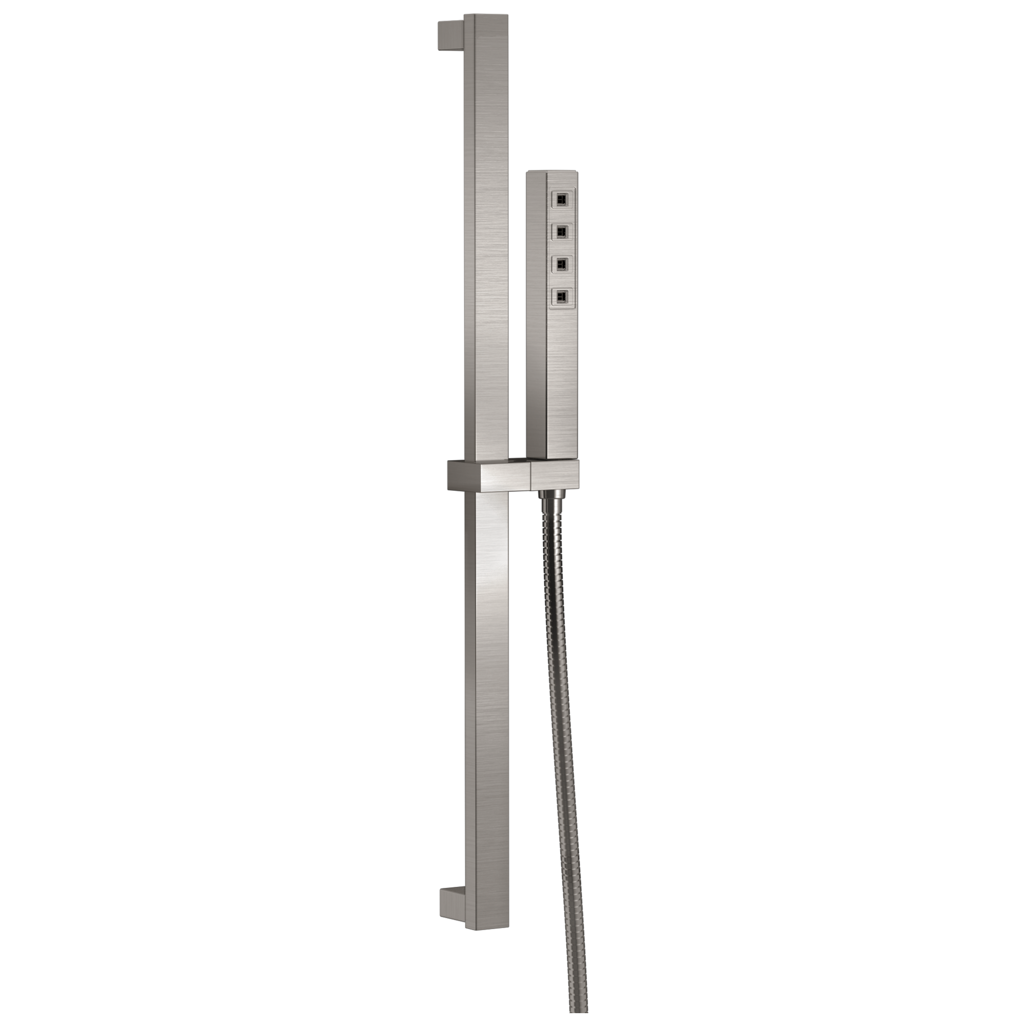 Delta Faucet Universal Showering Components H2OKineticSingle-Setting Slide Bar Hand Shower - Lumicoat Stainless
