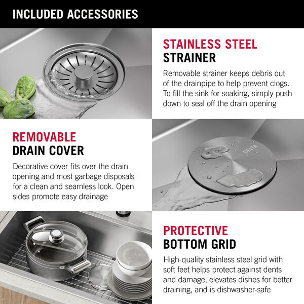 25” Workstation Kitchen Sink Drop-In Top Mount 16 Gauge ...
