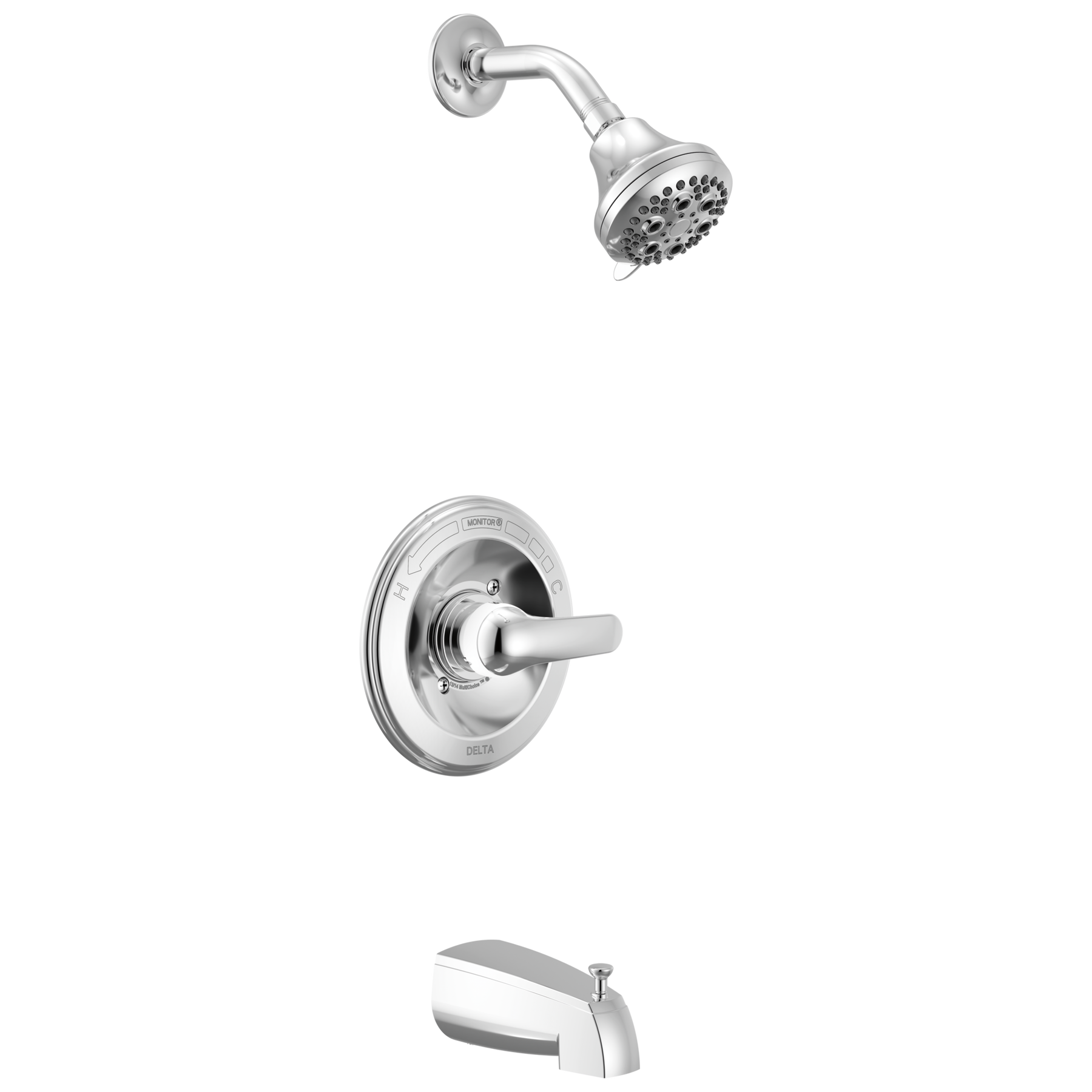 Monitor(R) 13 Series Tub and Shower Complete Rough and Trim in