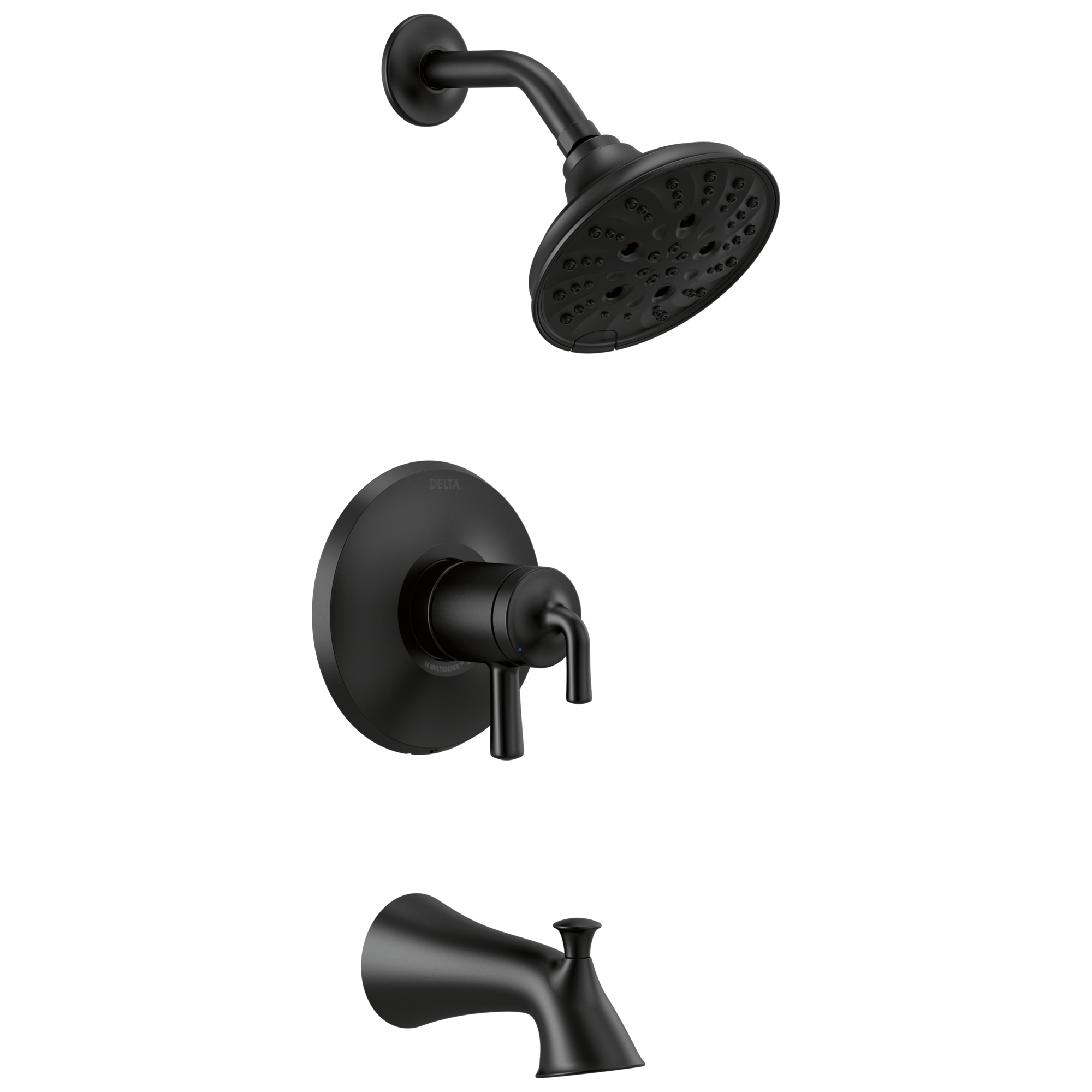 Delta Faucet Kayra® Monitor 17 Series Tub and Shower Trim - 1.75 gal/min in Matte Black