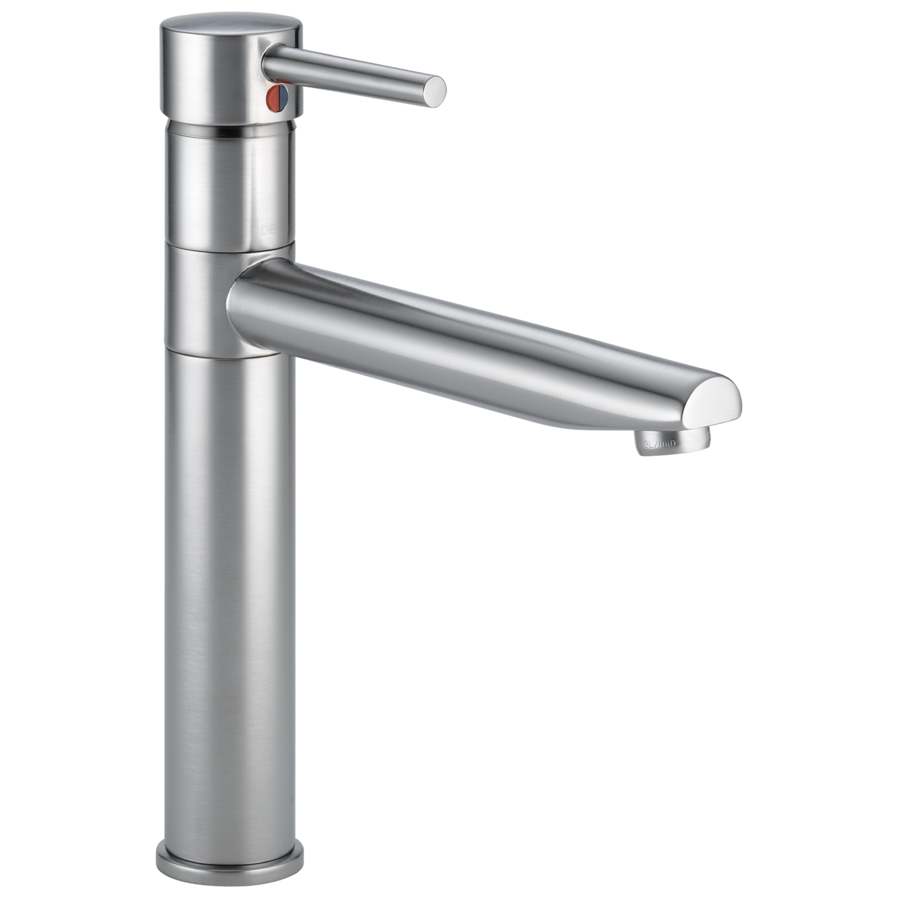 Single Handle Kitchen Faucet in Arctic Stainless 1159LF-AR | Delta