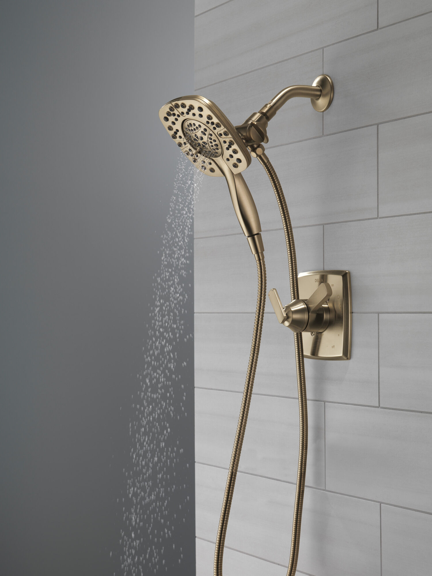 Monitor® 17 Series Shower Trim with In2ition® Two-in-One Shower in