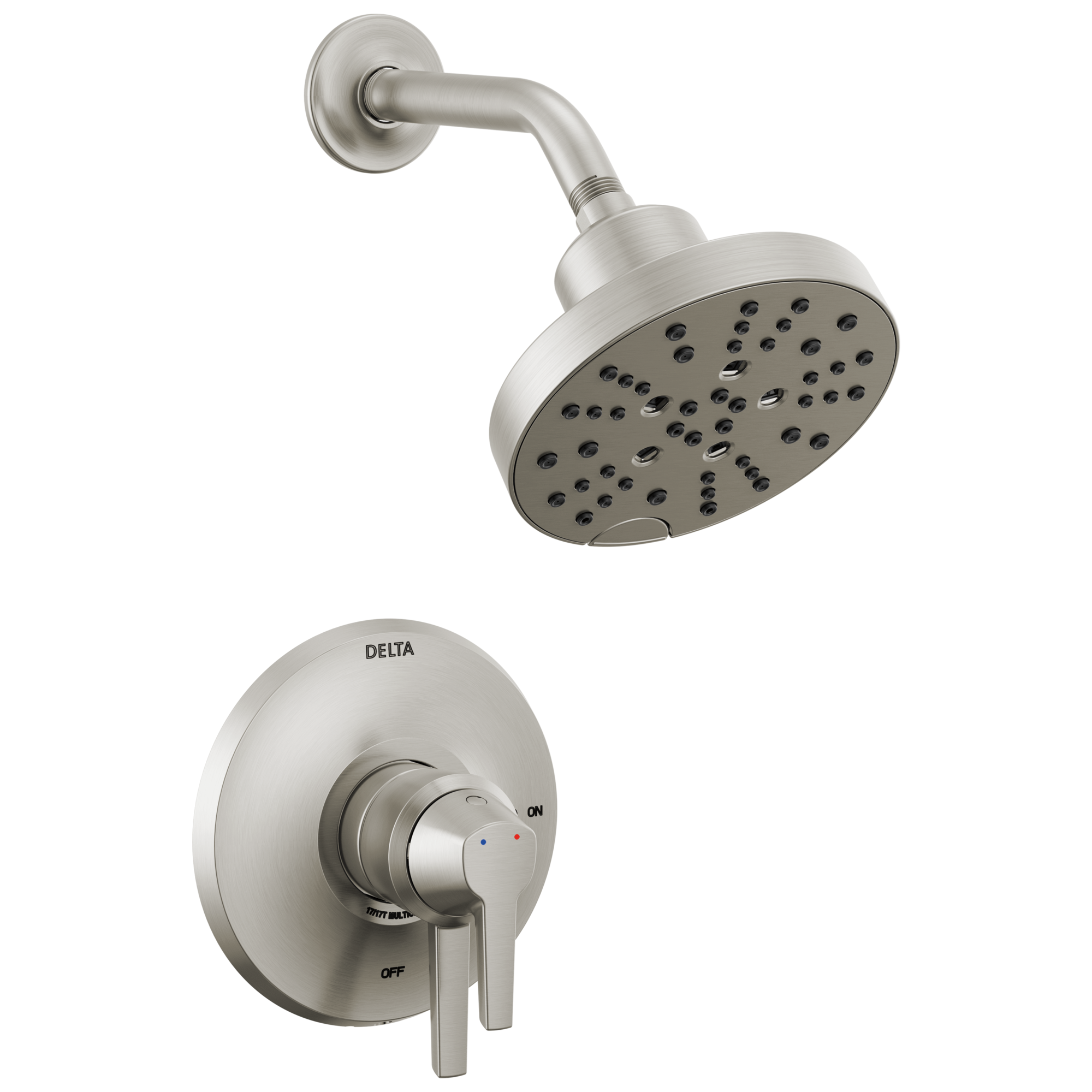 Delta Faucet GaleonE 17 Series Shower Trim with H2OKinetic - Lumicoat Stainless