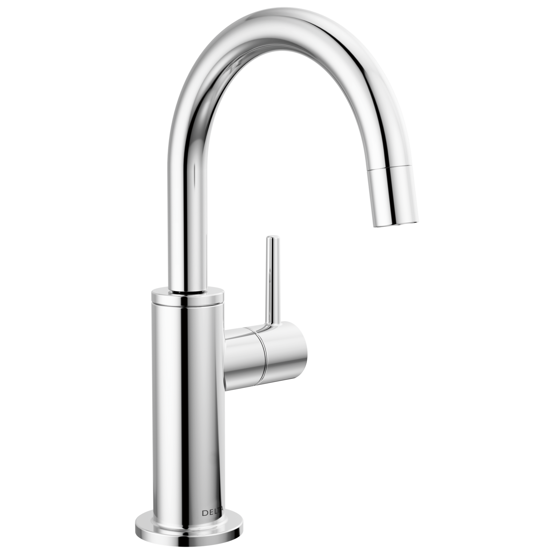 Contemporary Round Beverage Faucet in Chrome — image 1