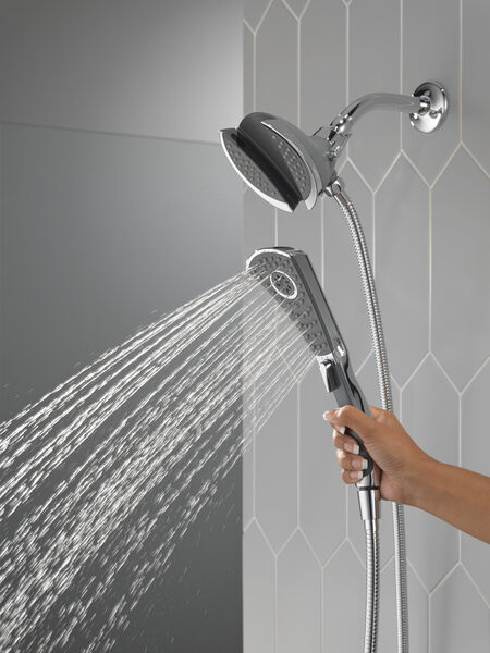In2ition® 4-Setting Two-in-One Shower in Chrome 58467 | Delta ...