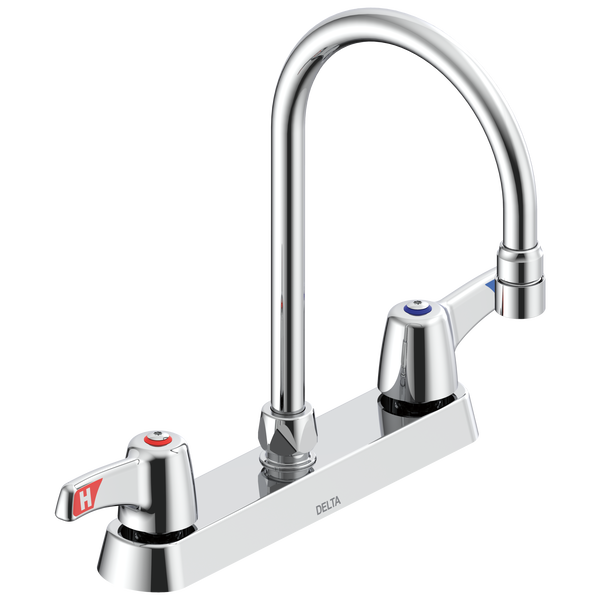Two Handle DeckMount Faucet in Chrome 26C3933LSTI Delta Faucet