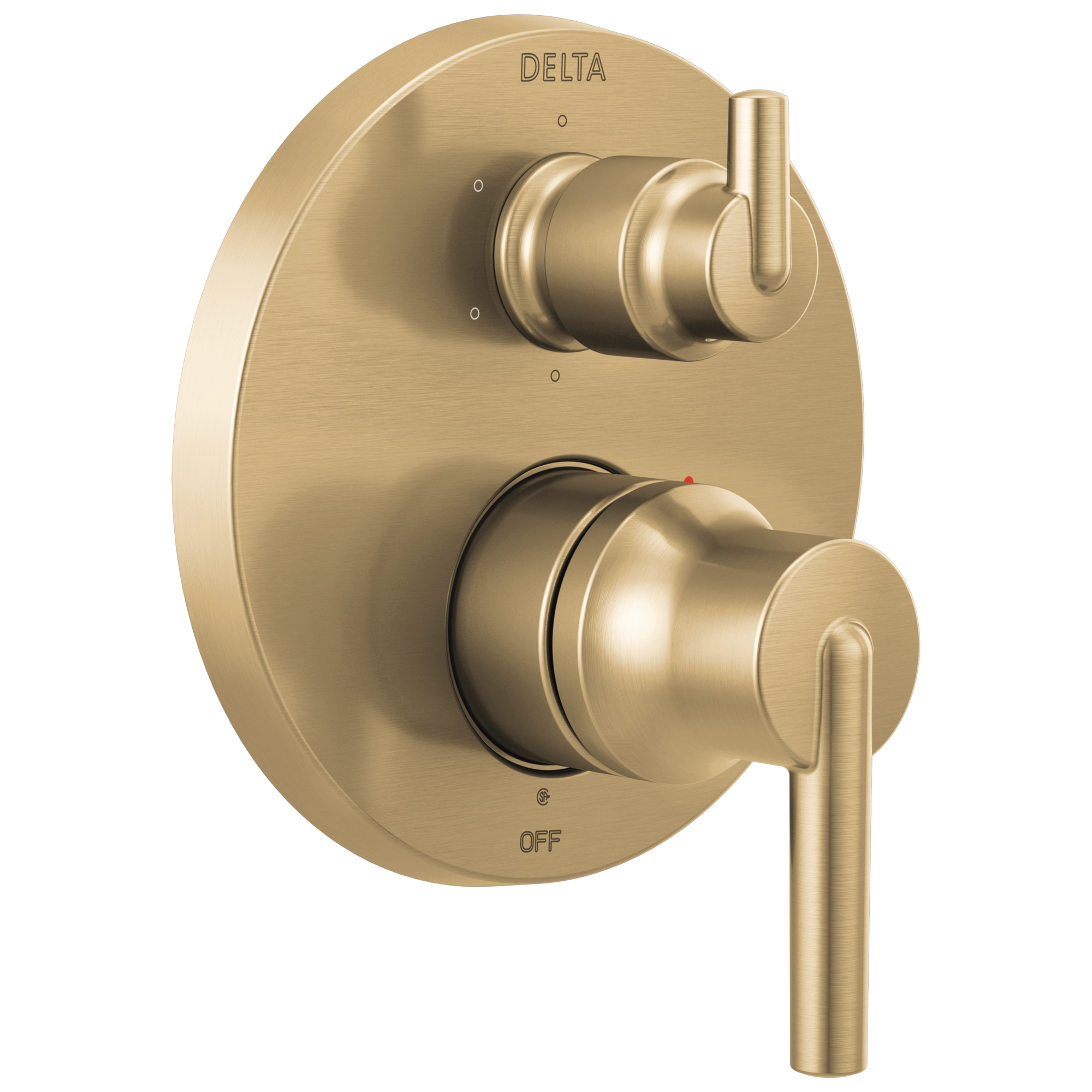 Delta Faucet Trinsic Contemporary Monitor 14 Series Valve Trim with 6-Setting Integrated Diverter - Champagne Bronze
