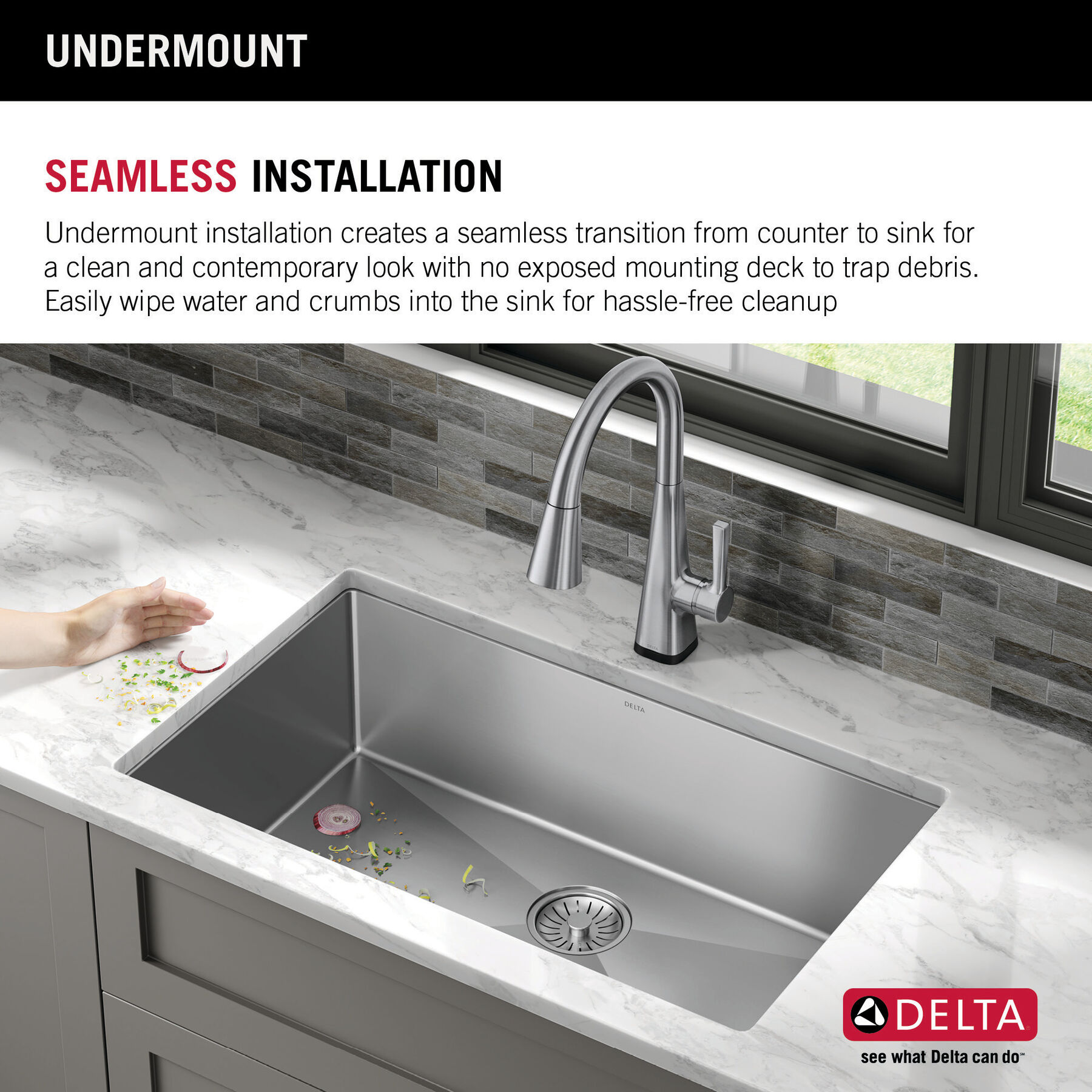 32” Undermount Stainless Steel Single Bowl Kitchen Sink with 