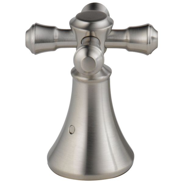 Metal Cross Handle Set - Roman Tub in Stainless H695SS | Delta Faucet