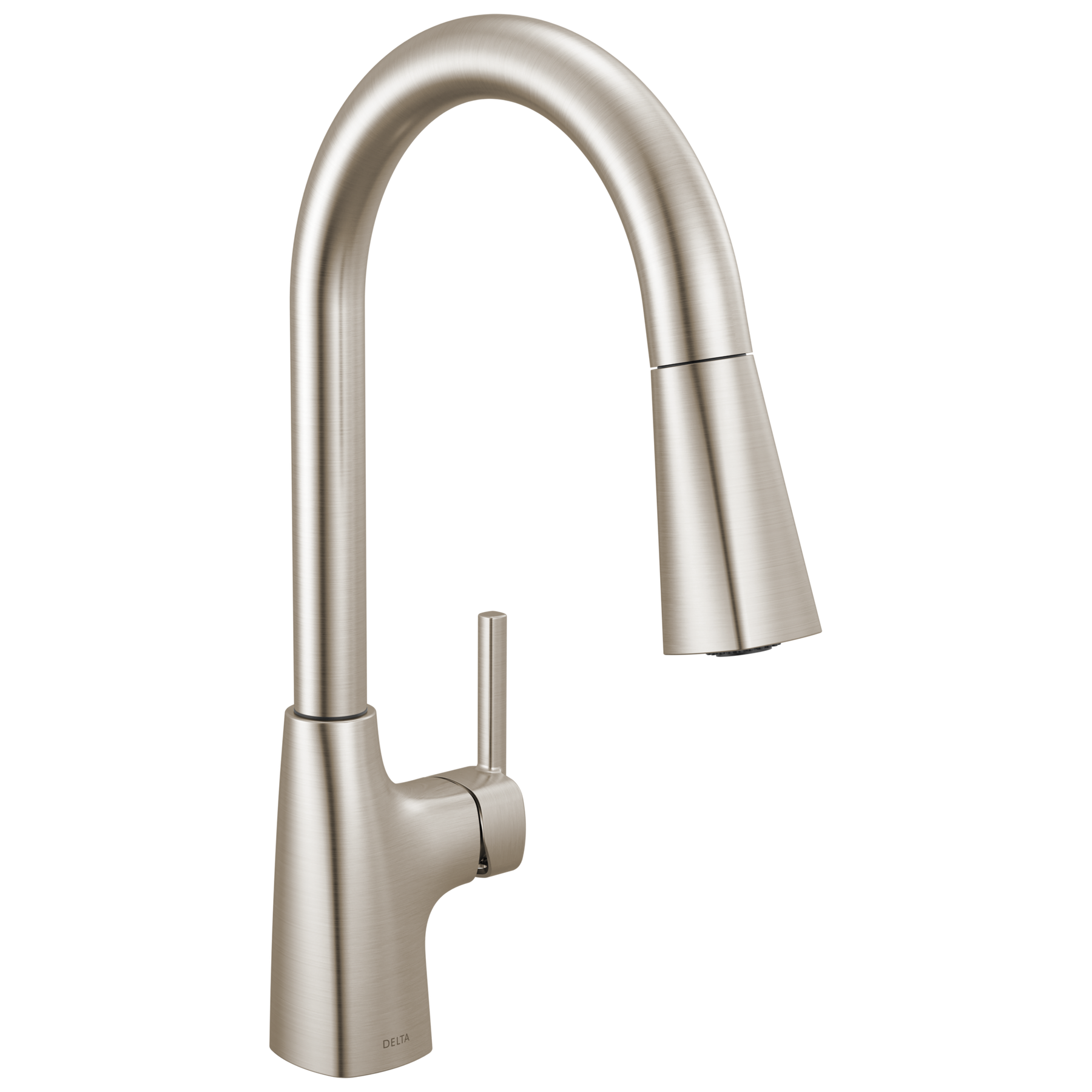 Single Handle Pull-Down Kitchen Faucet in Stainless — image 1