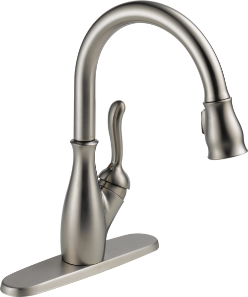 Kitchen Single Handle Pull Down Faucet in Stainless 19978-SS-DST