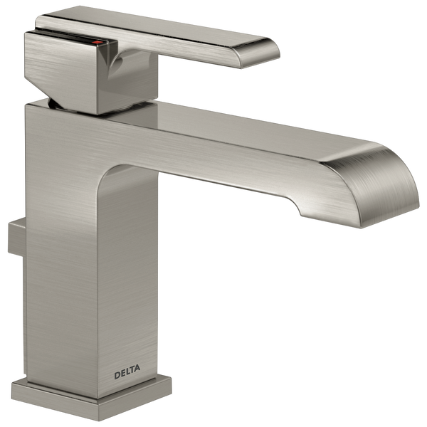 Single Handle Bathroom Faucet (Recertified) in Stainless 567LF-SSMPU-R Delta  Faucet