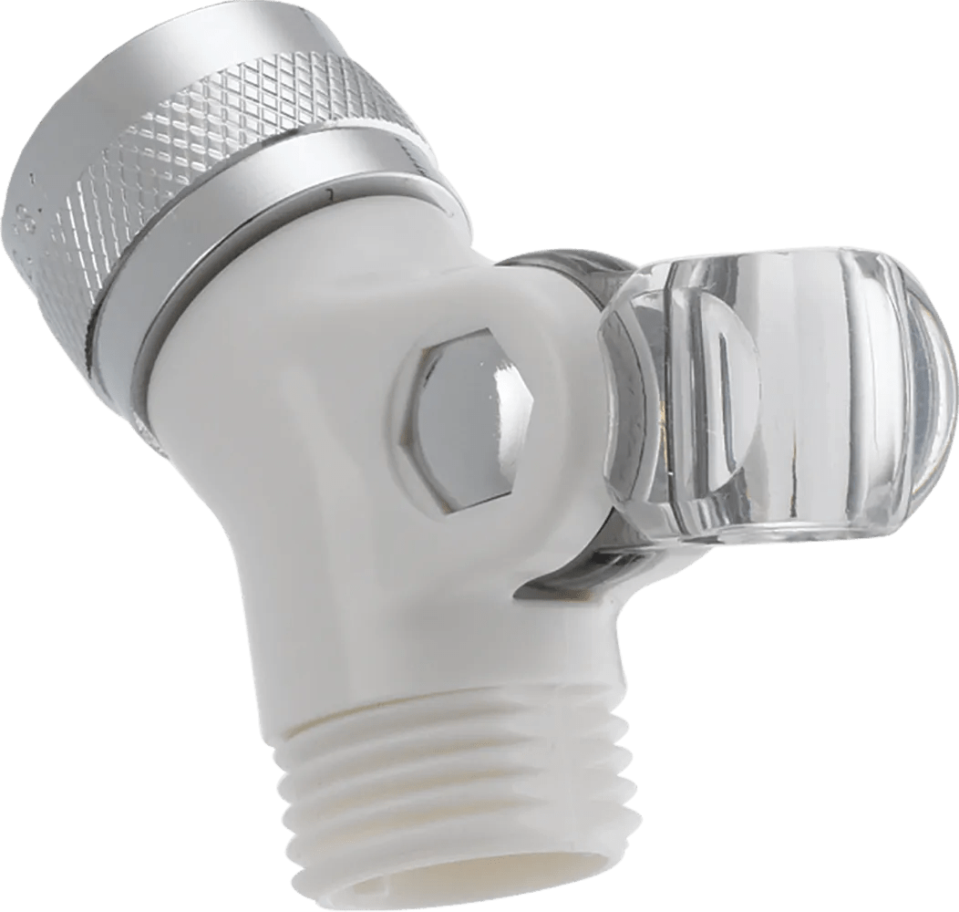 Delta Faucet Universal Showering Components Pin Mount Swivel Connector for Hand Shower - White