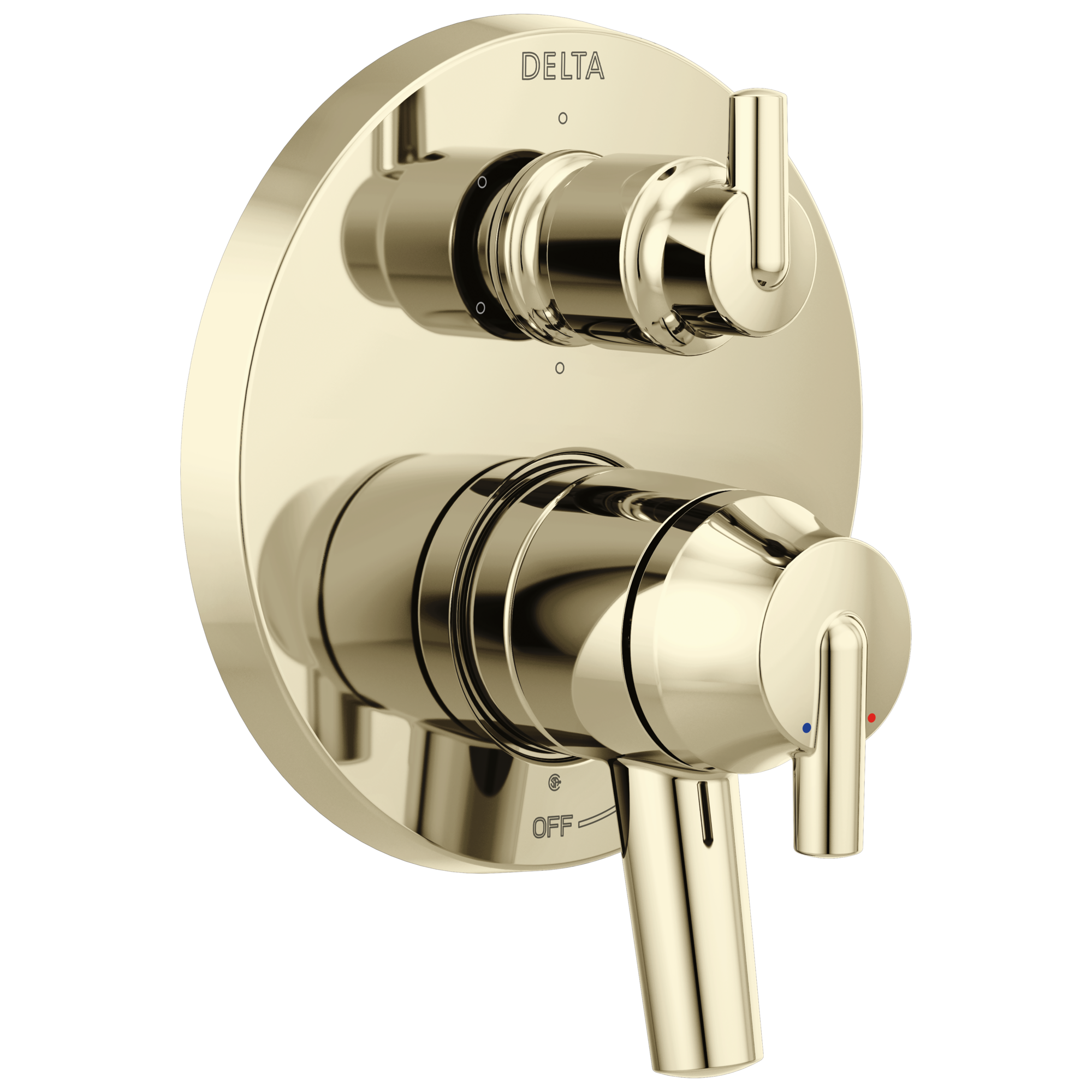 Delta Faucet Trinsic Diverter Trim 6-Setting - Polished Nickel