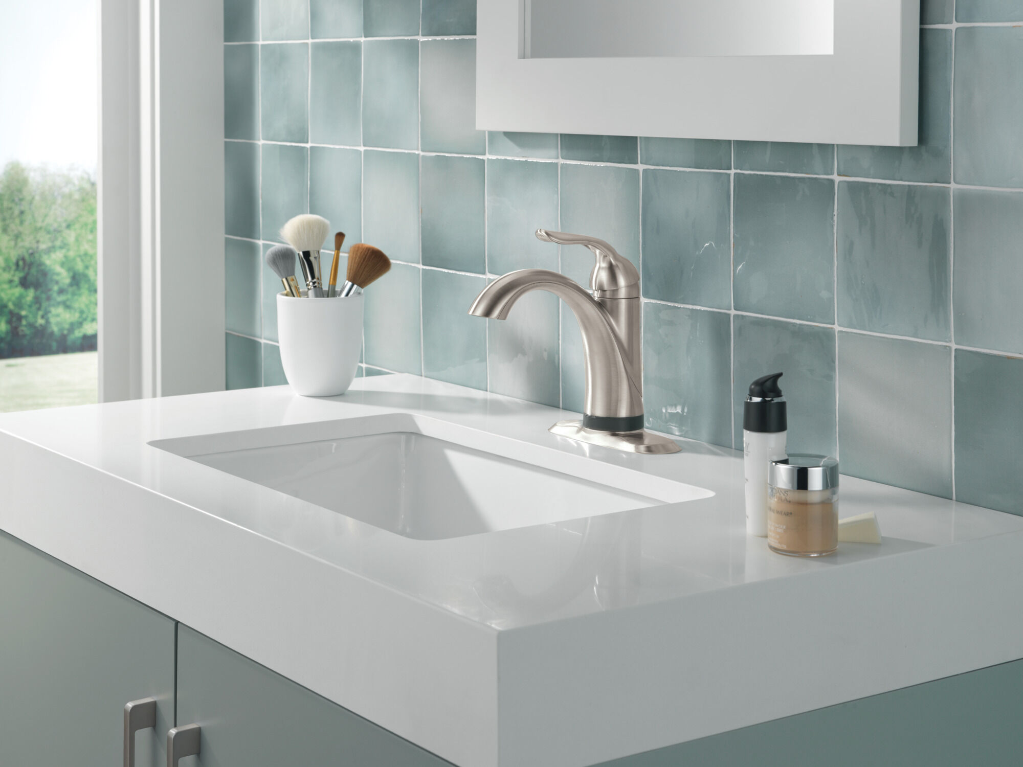 Touch2O® Bathroom Faucet with Touchless Technology in Stainless