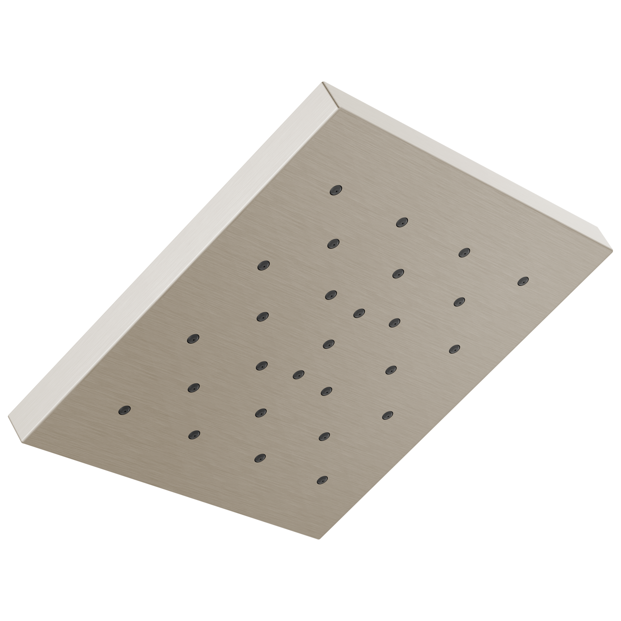 Delta Faucet Universal Showering Components H2Okinetic Single Setting Shower Head with UltraSoakE - Lumicoat Stainless