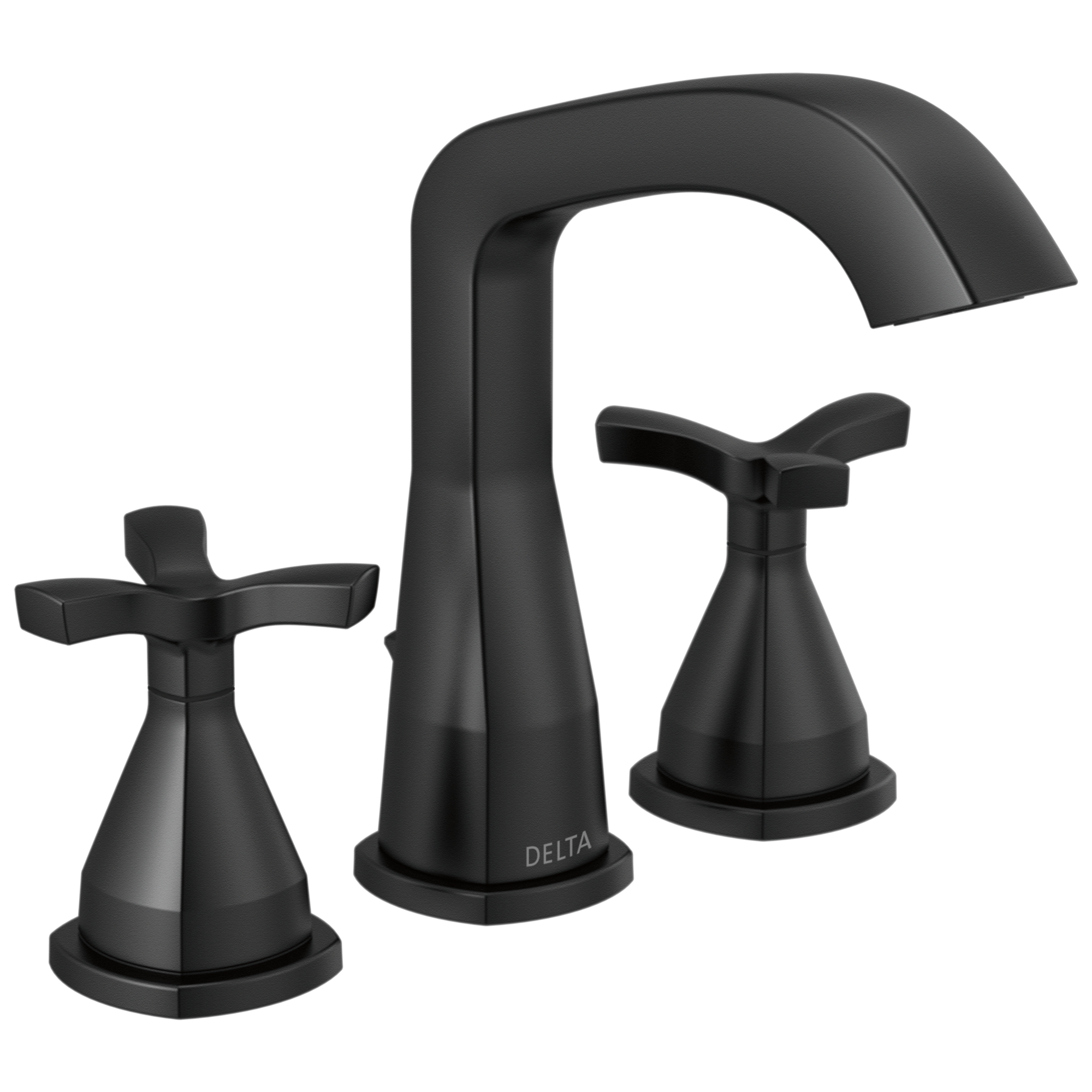 Delta Faucet Stryke Widespread Faucet - - Matte Black