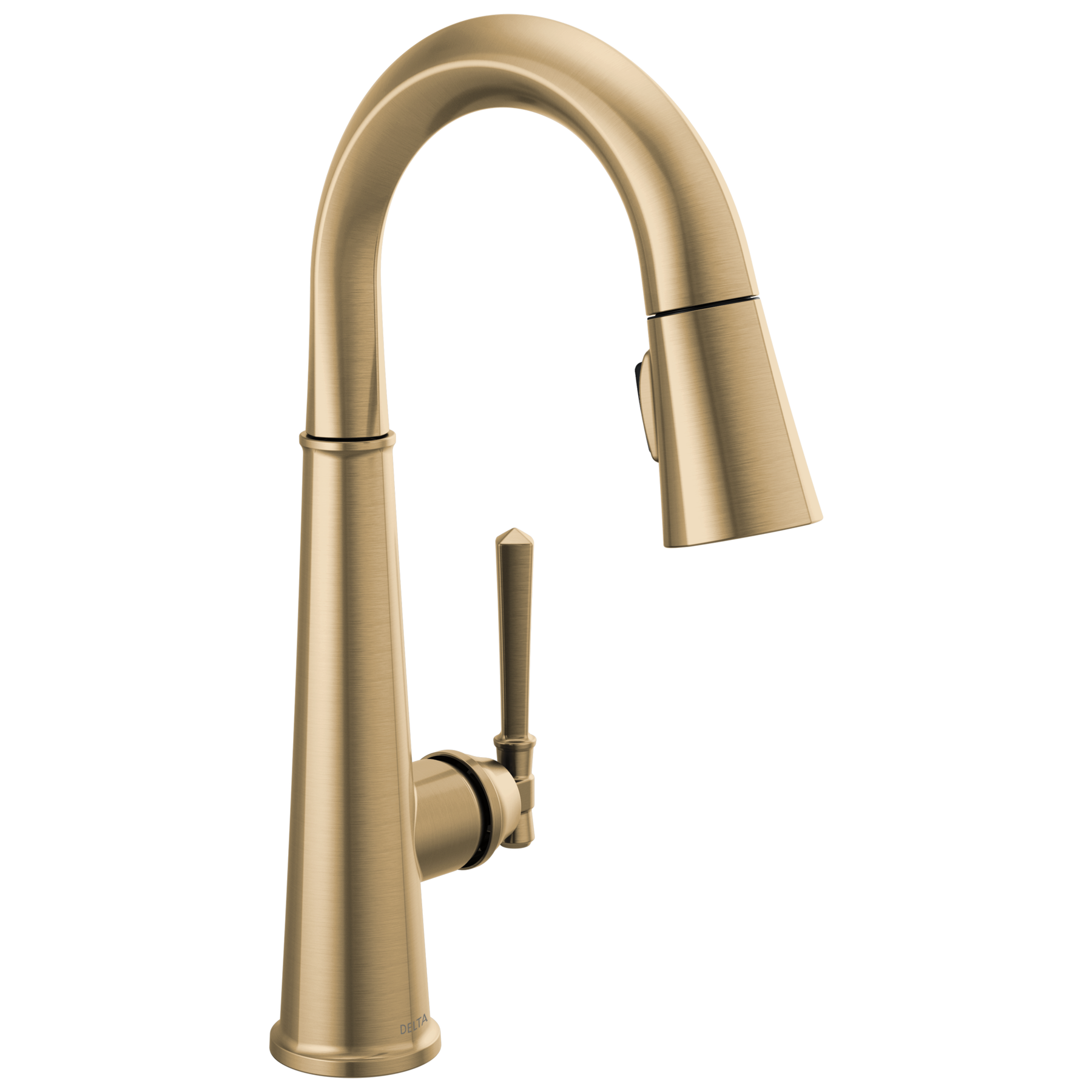 Single Handle Pull-Down Bar/Prep Faucet in Lumicoat® Champagne