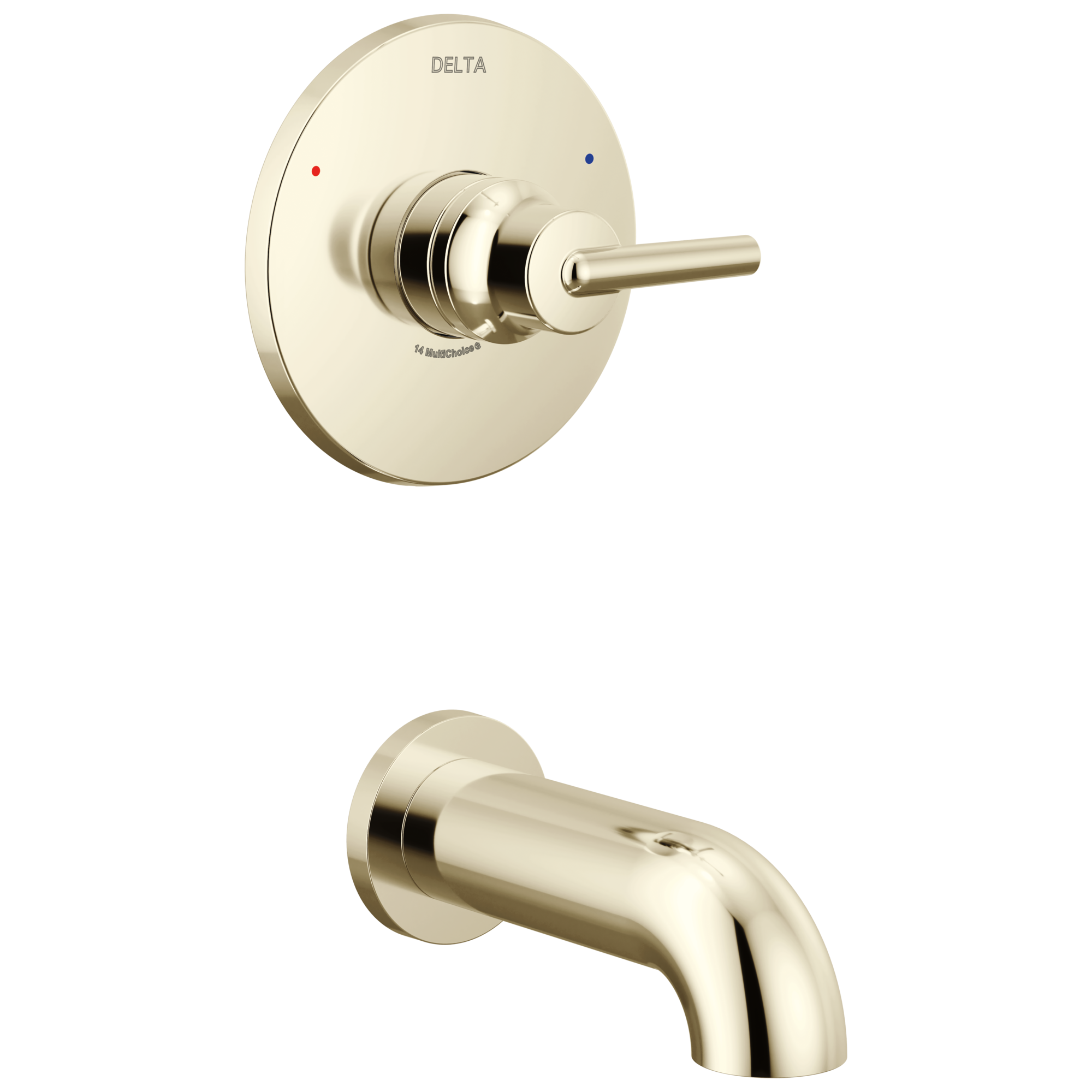 Delta Faucet Trinsic Tub Only Trim - Polished Nickel