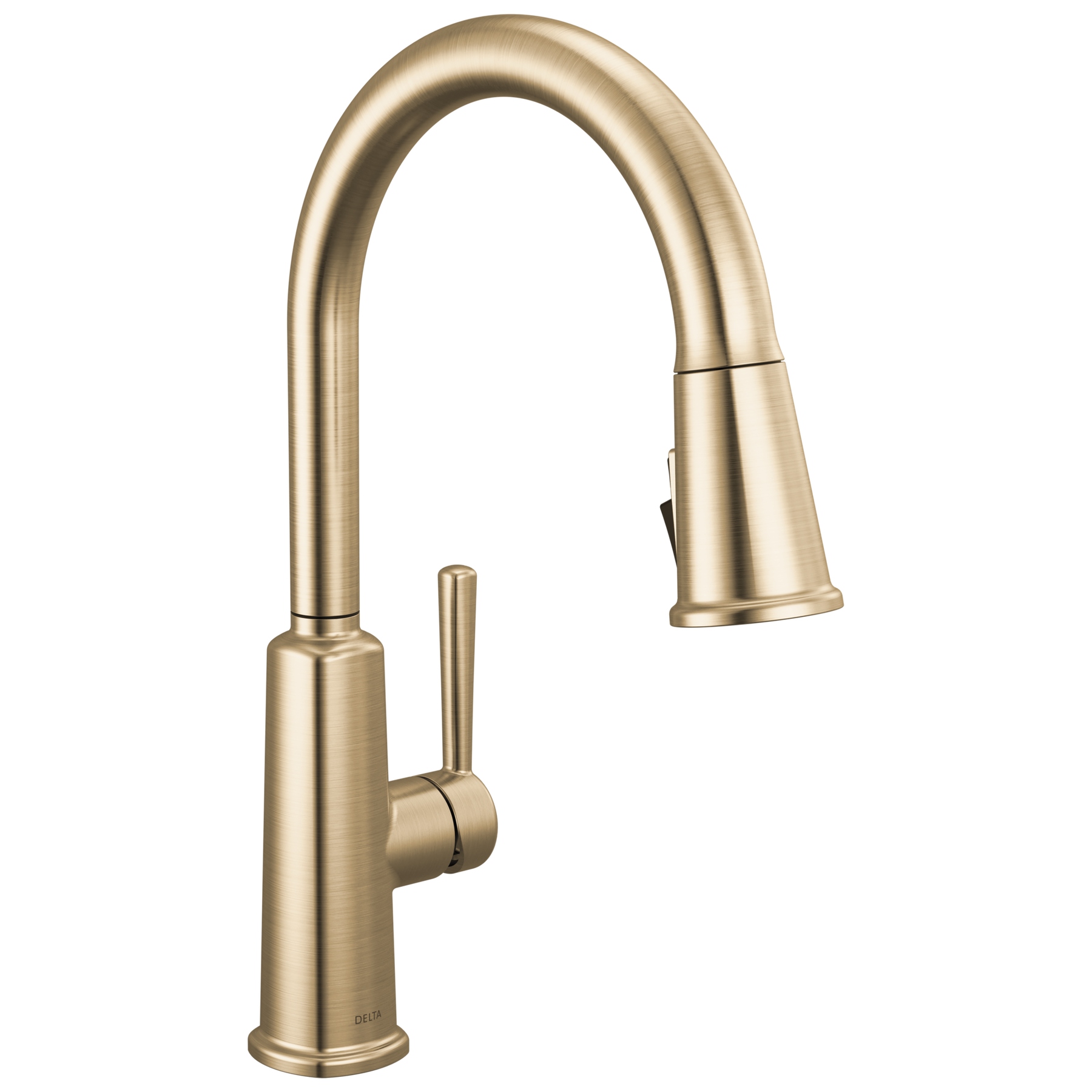 Single Handle Pull-Down Kitchen Faucet in Champagne Bronze 19730LF