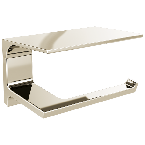 Tissue Holder with Shelf in Polished Nickel 79956-PN