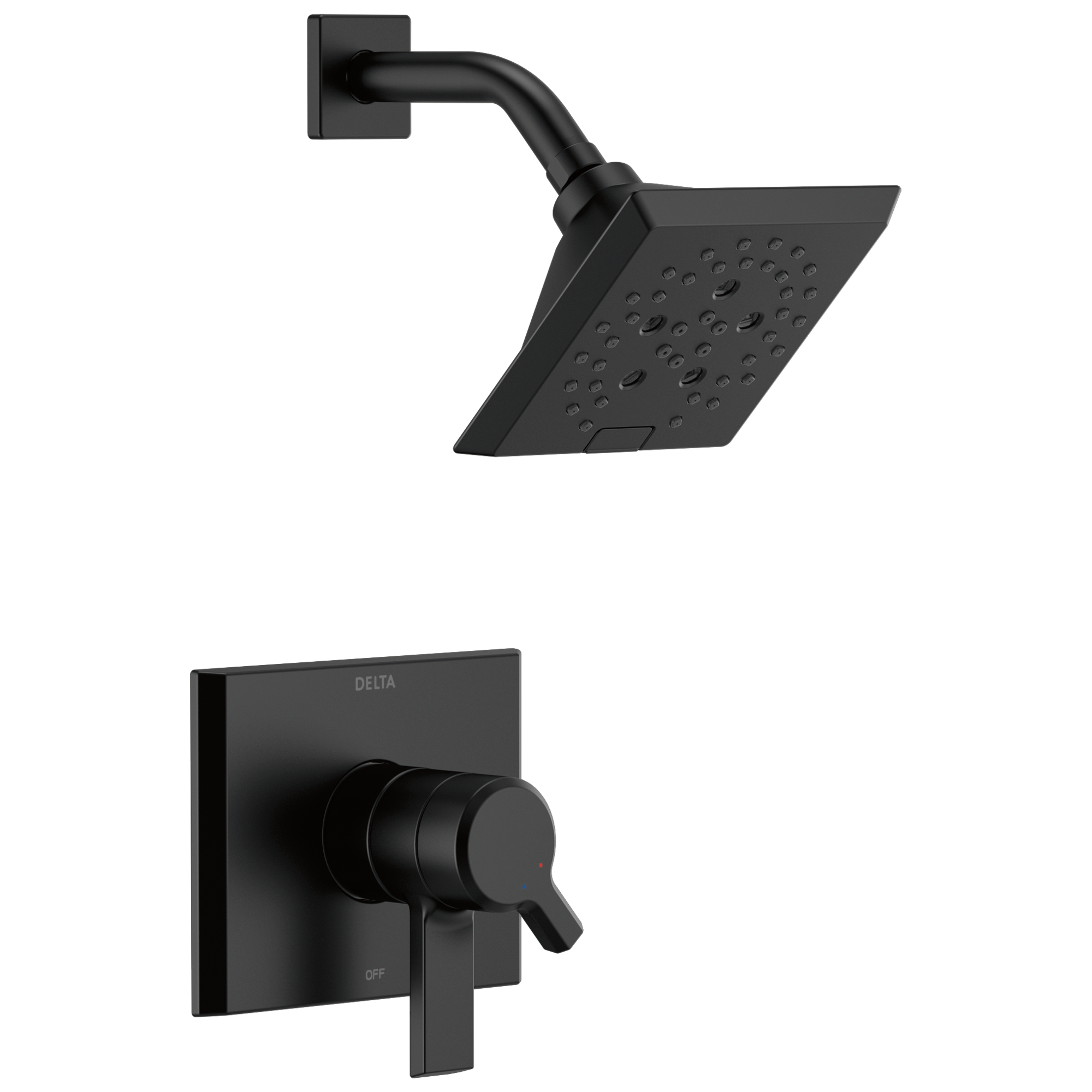 Delta Faucet Pivotale Monitor 17 Series H2okineticshower Trim - - Matte Black