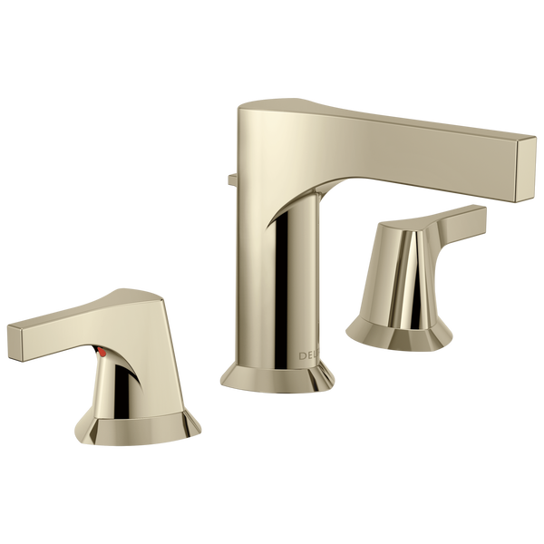 Two Handle Widespread Bathroom Faucet in Polished Nickel 3574
