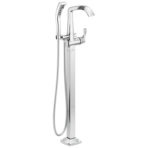 Single Handle Floor Mount Tub Filler Trim T4776 Fl Delta Faucet