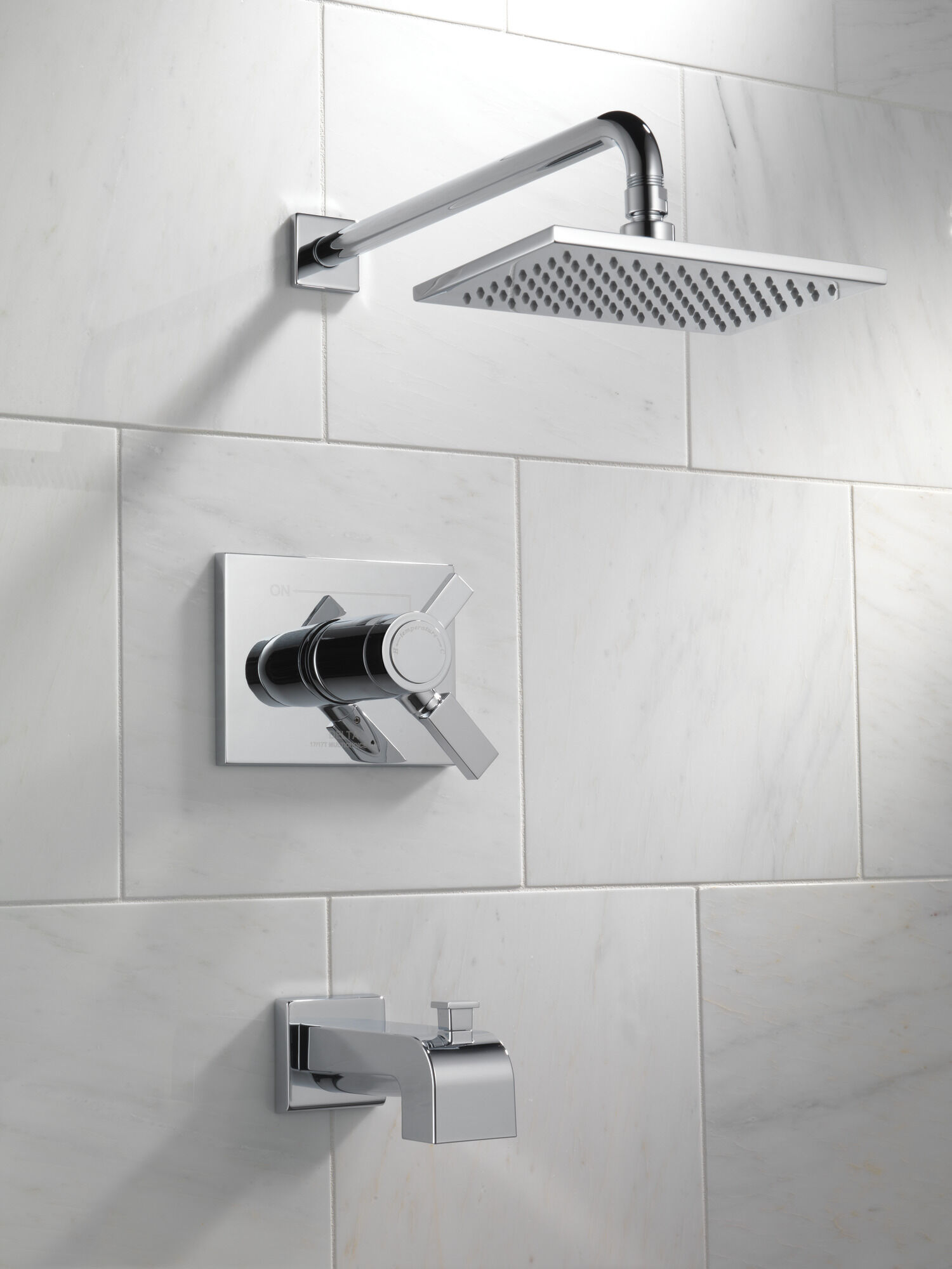 TempAssure® 17T Series Tub & Shower Trim in Chrome T17T453 | Delta