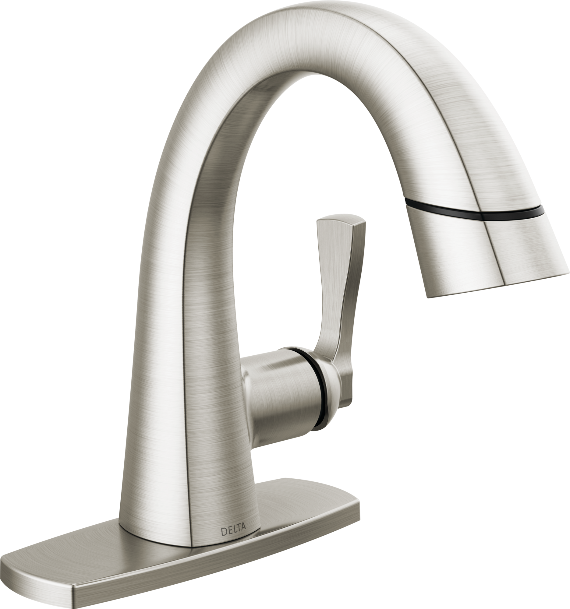 DELTA FAUCET 577-SSPD-PR-DST ストライク バスルーム蛇口 ルミコート ステンレス 並行輸入品 DELTA FAUCET 357756-SSPD-PR-DST Stryke Bathroom Faucet, Lumicoat