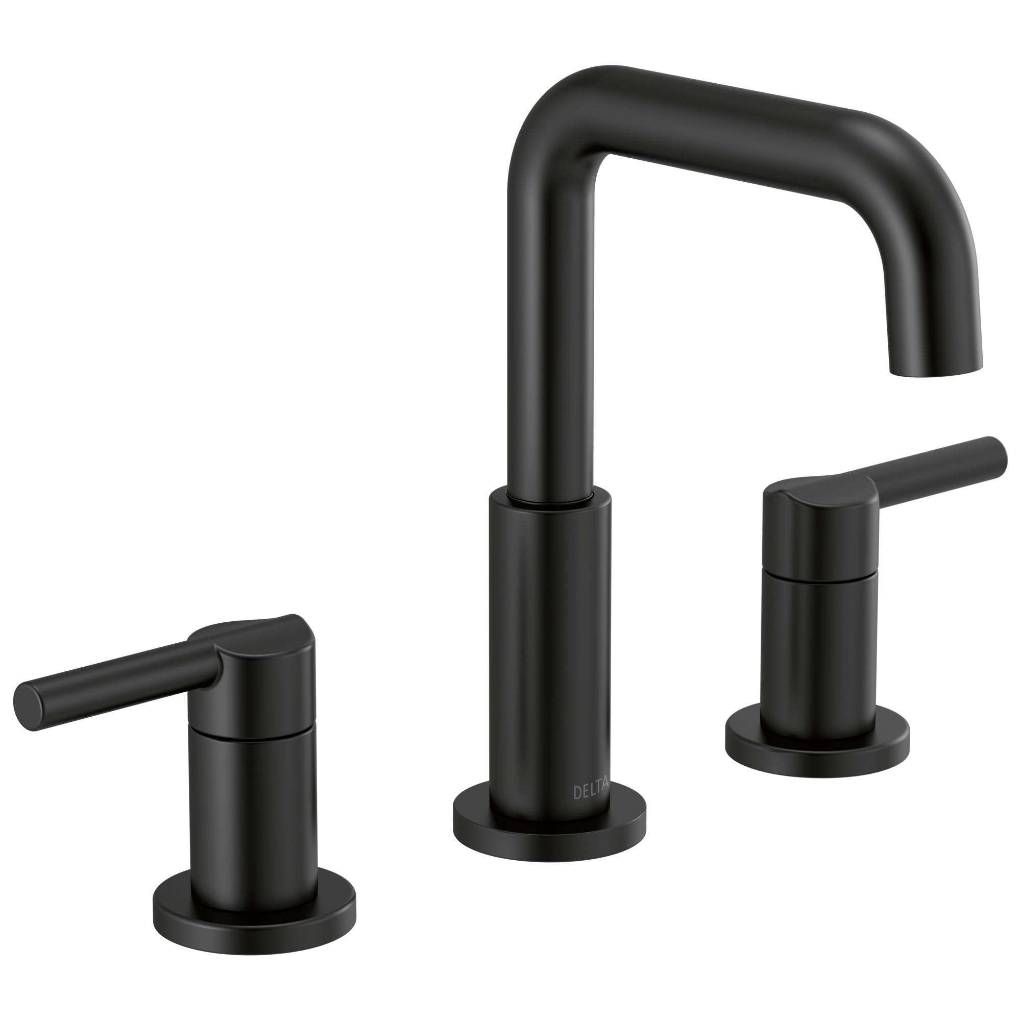 Delta Faucet NicoliE Two Handle Widespread Bathroom Faucet - Matte Black