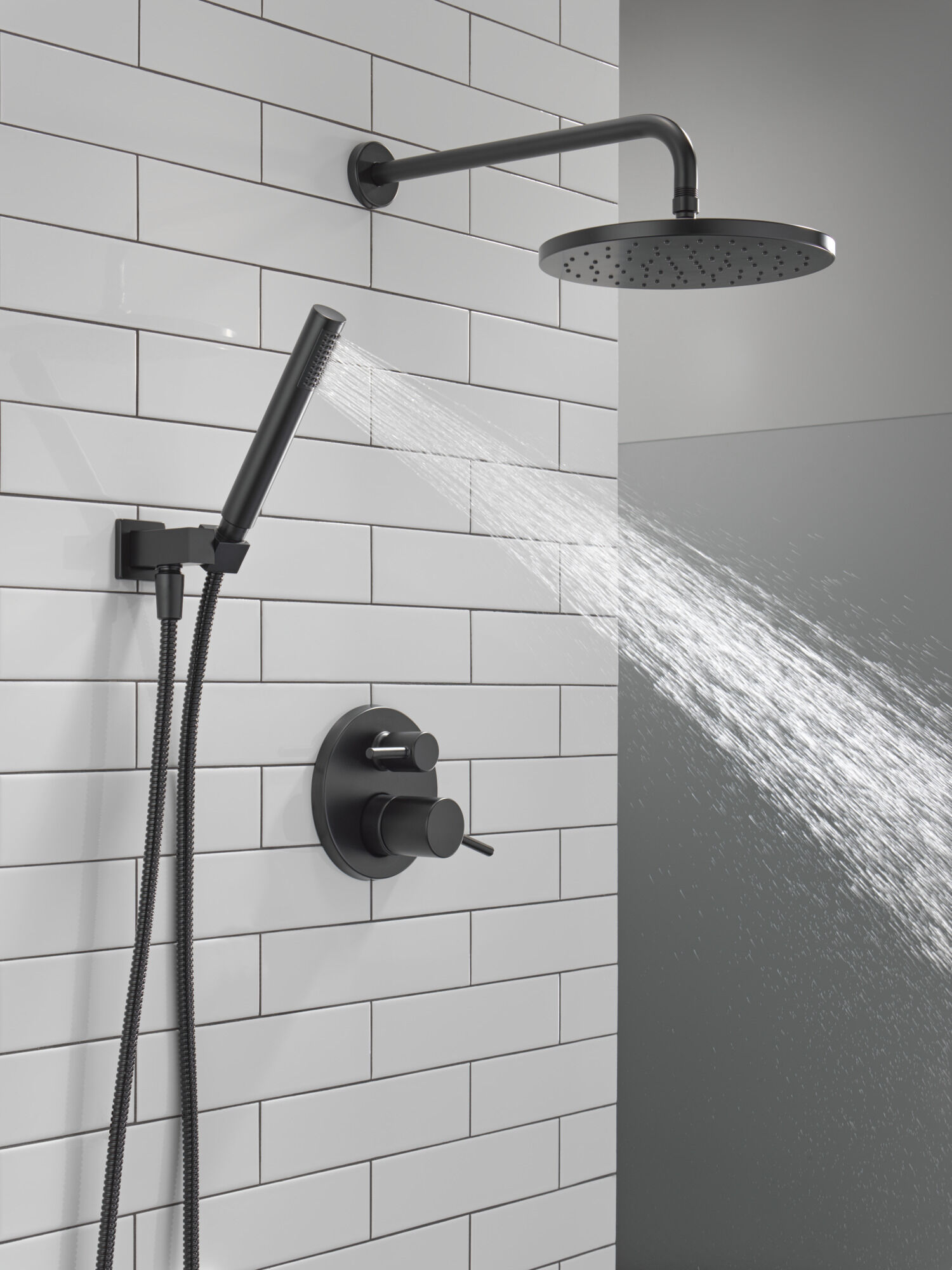 Monitor® 14 Series Shower with Raincan & Hand Shower in Matte