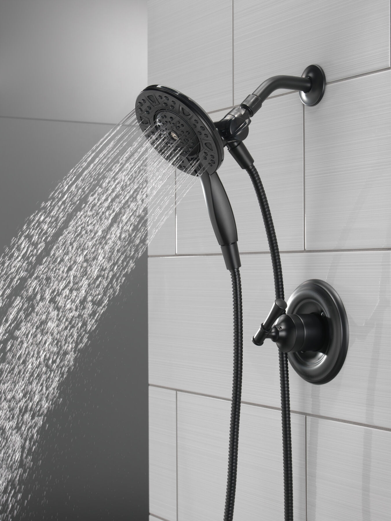 Shower heads metallic accessories for bathroom Vector Image