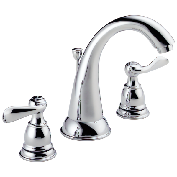 Two Handle Widespread Bathroom Faucet in Chrome 35996LF Delta Faucet